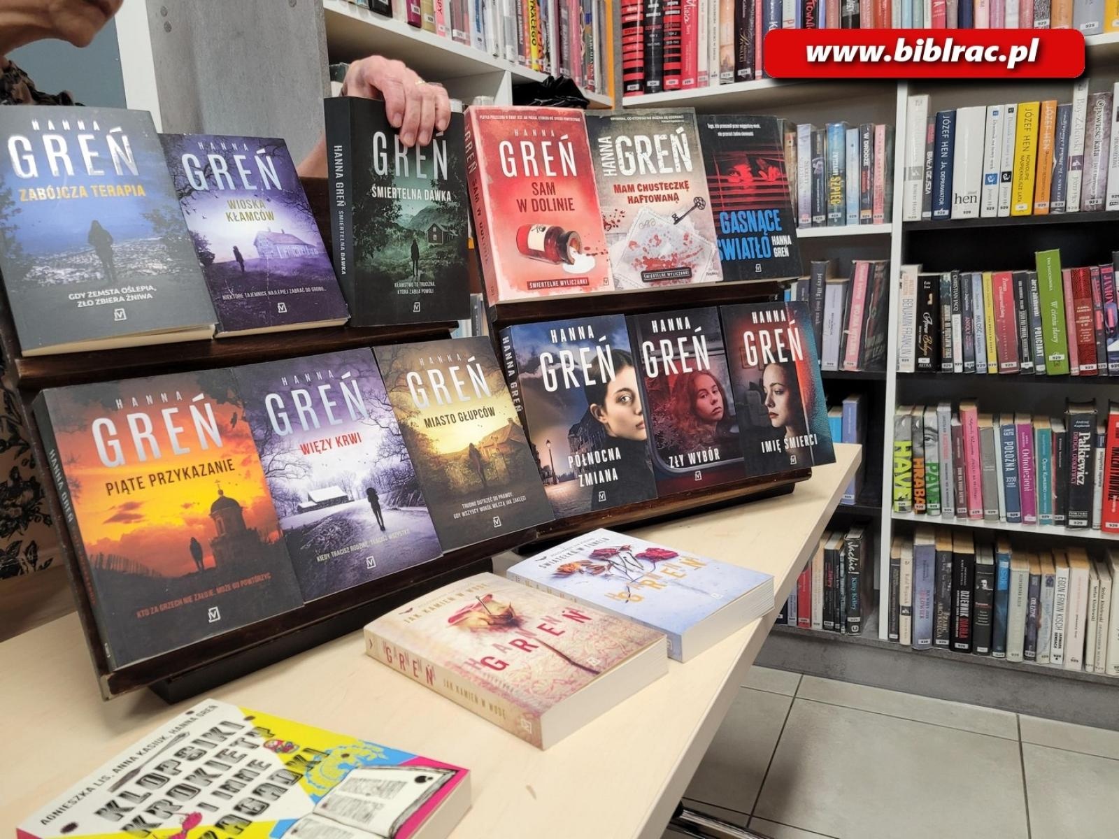 Zdjęcie w galerii na portalu naszraciborz.pl: Spotkanie z Hanną Greń w Bibliotece wiadomości z regionu