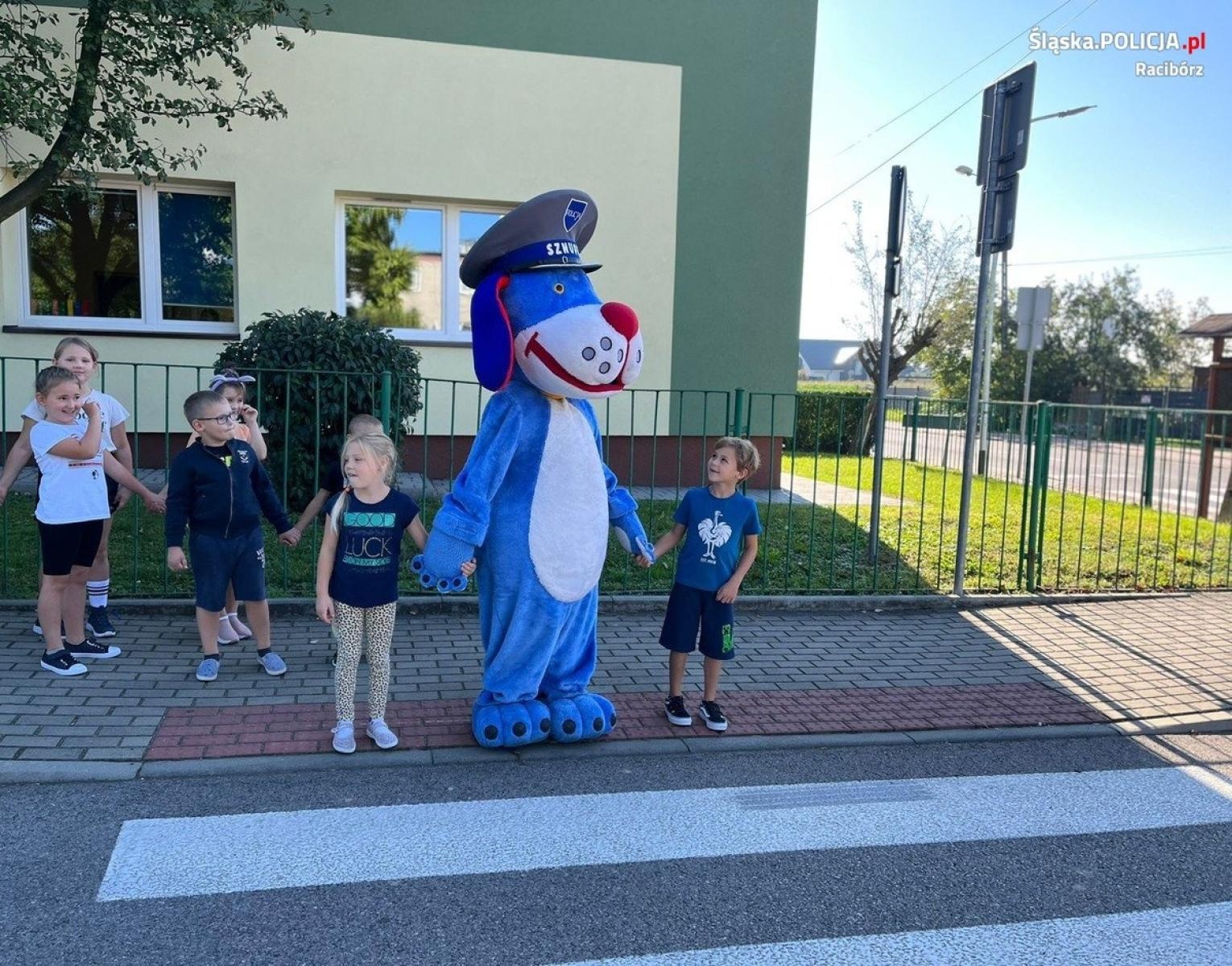 Zdjęcie w galerii na portalu naszraciborz.pl: Bezpieczna droga do szkoły w powiecie raciborskim  wiadomości z regionu