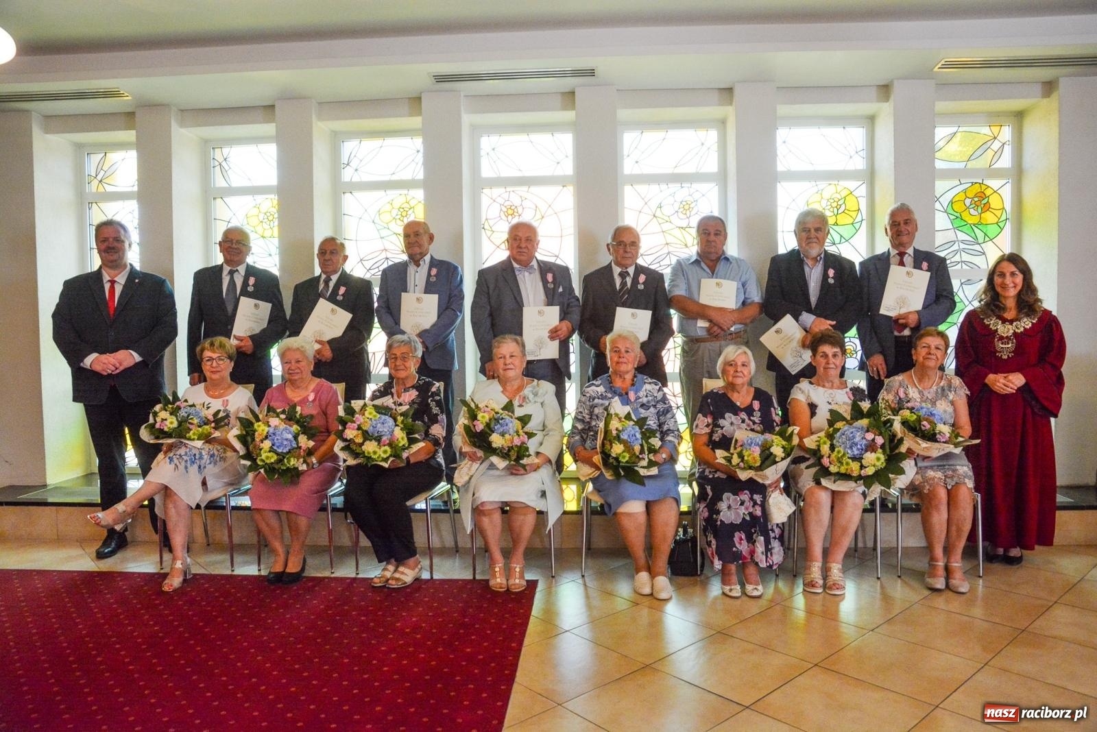 Zdjęcie w galerii na portalu naszraciborz.pl: Złote gody w Raciborzu. Świętuje osiem par [FOTO i WIDEO] wiadomości z regionu