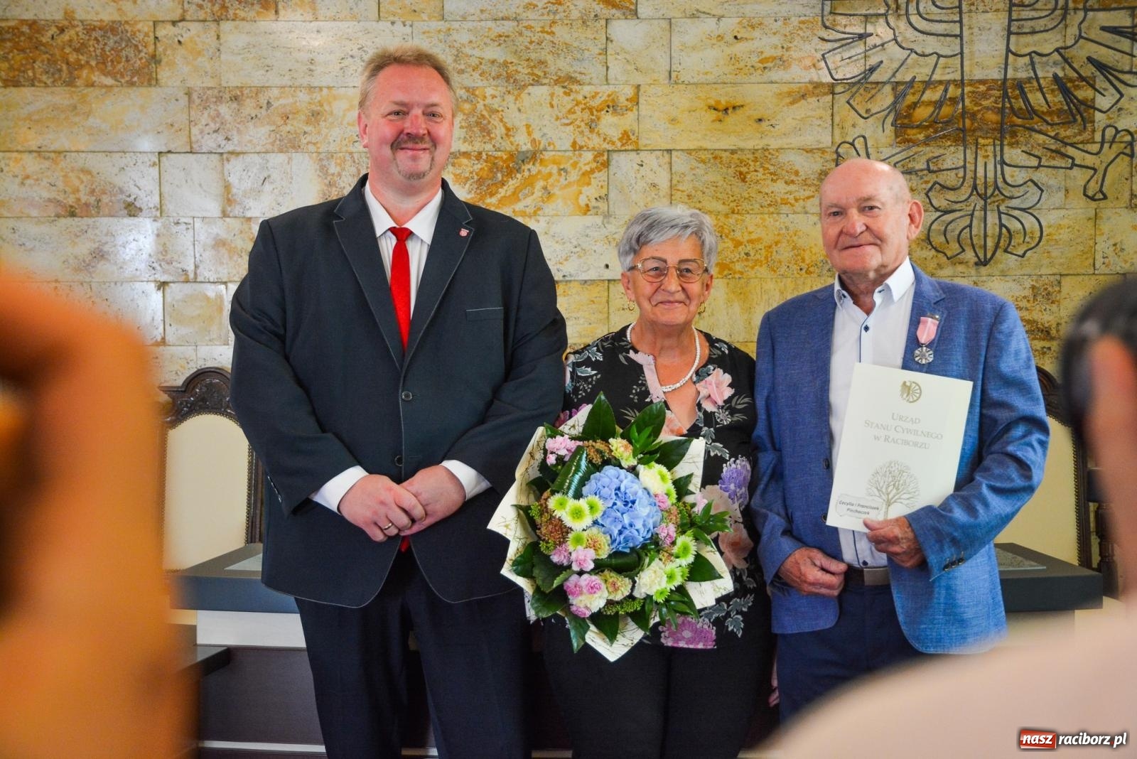 Zdjęcie w galerii na portalu naszraciborz.pl: Złote gody w Raciborzu. Świętuje osiem par [FOTO i WIDEO] wiadomości z regionu