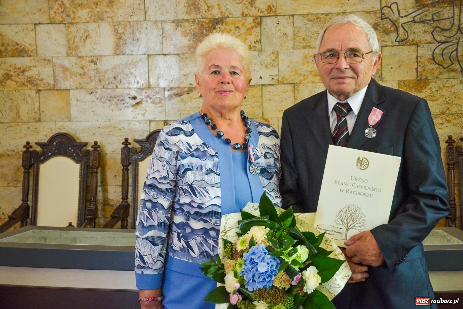 Zdjęcie w galerii na portalu naszraciborz.pl: Złote gody w Raciborzu. Świętuje osiem par [FOTO i WIDEO] wiadomości z regionu