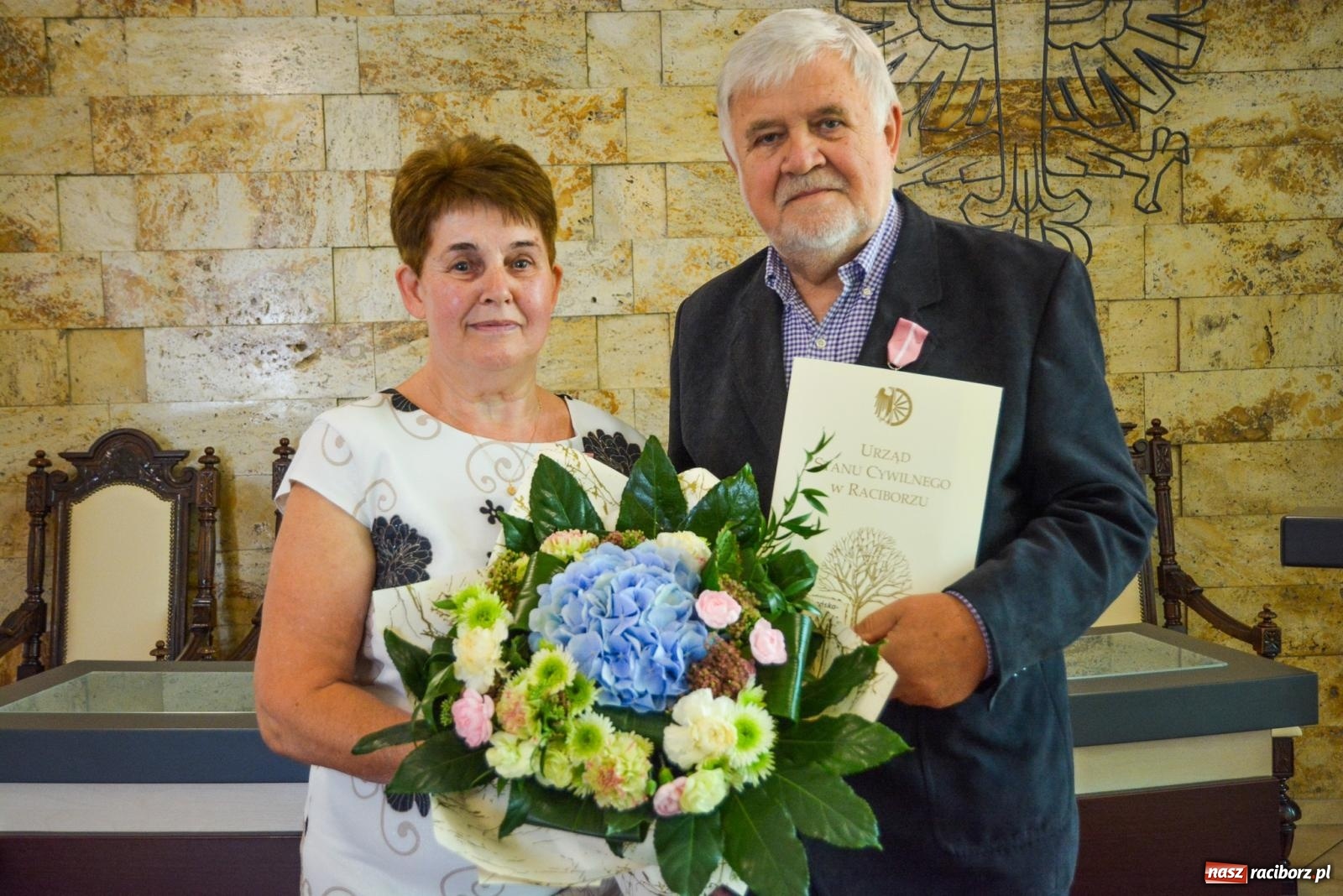 Zdjęcie w galerii na portalu naszraciborz.pl: Złote gody w Raciborzu. Świętuje osiem par [FOTO i WIDEO] wiadomości z regionu