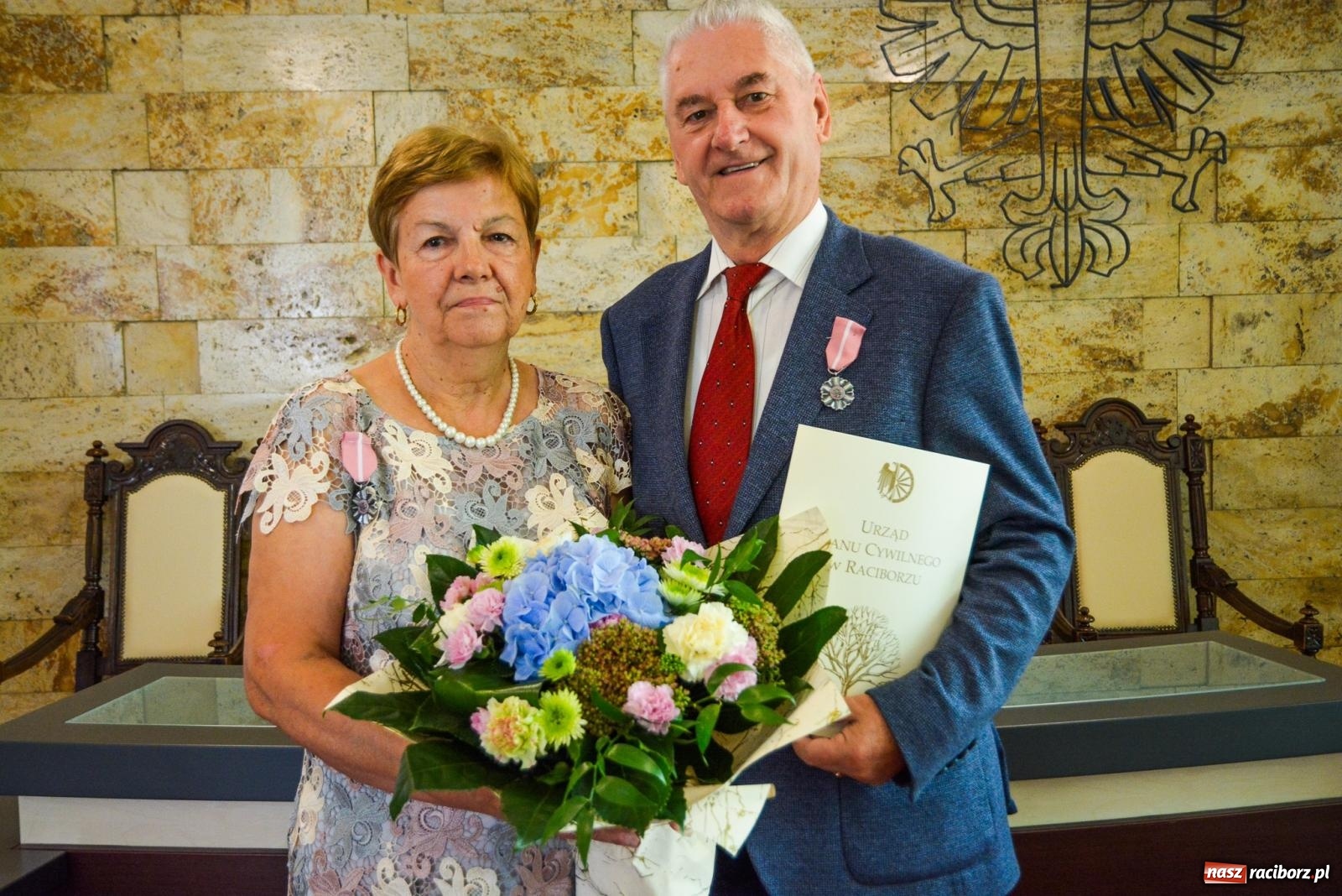 Zdjęcie w galerii na portalu naszraciborz.pl: Złote gody w Raciborzu. Świętuje osiem par [FOTO i WIDEO] wiadomości z regionu
