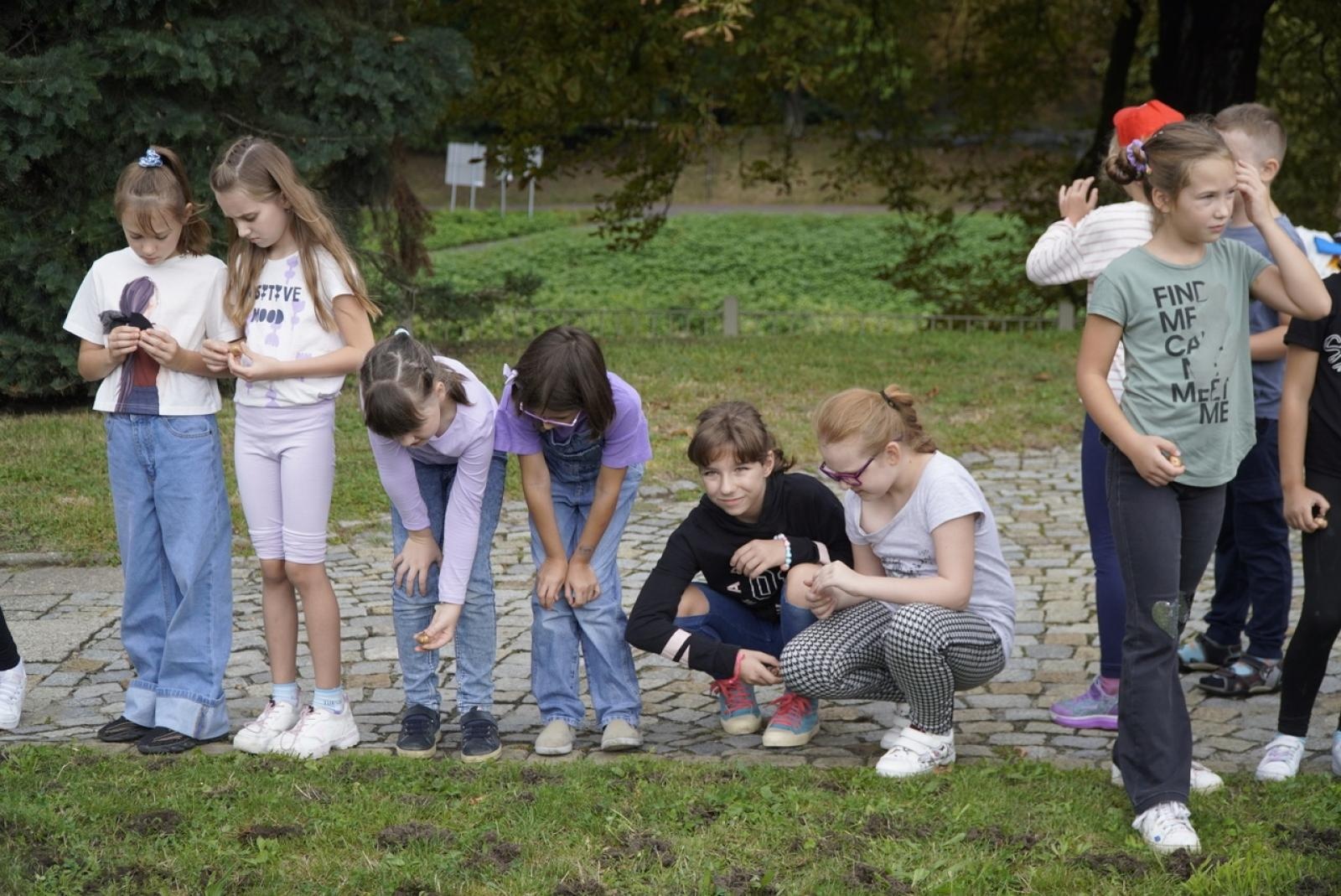 Zdjęcie w galerii na portalu naszraciborz.pl: Miasto wraz z dziećmi i mieszkańcami zasadziło krokusy wiadomości z regionu