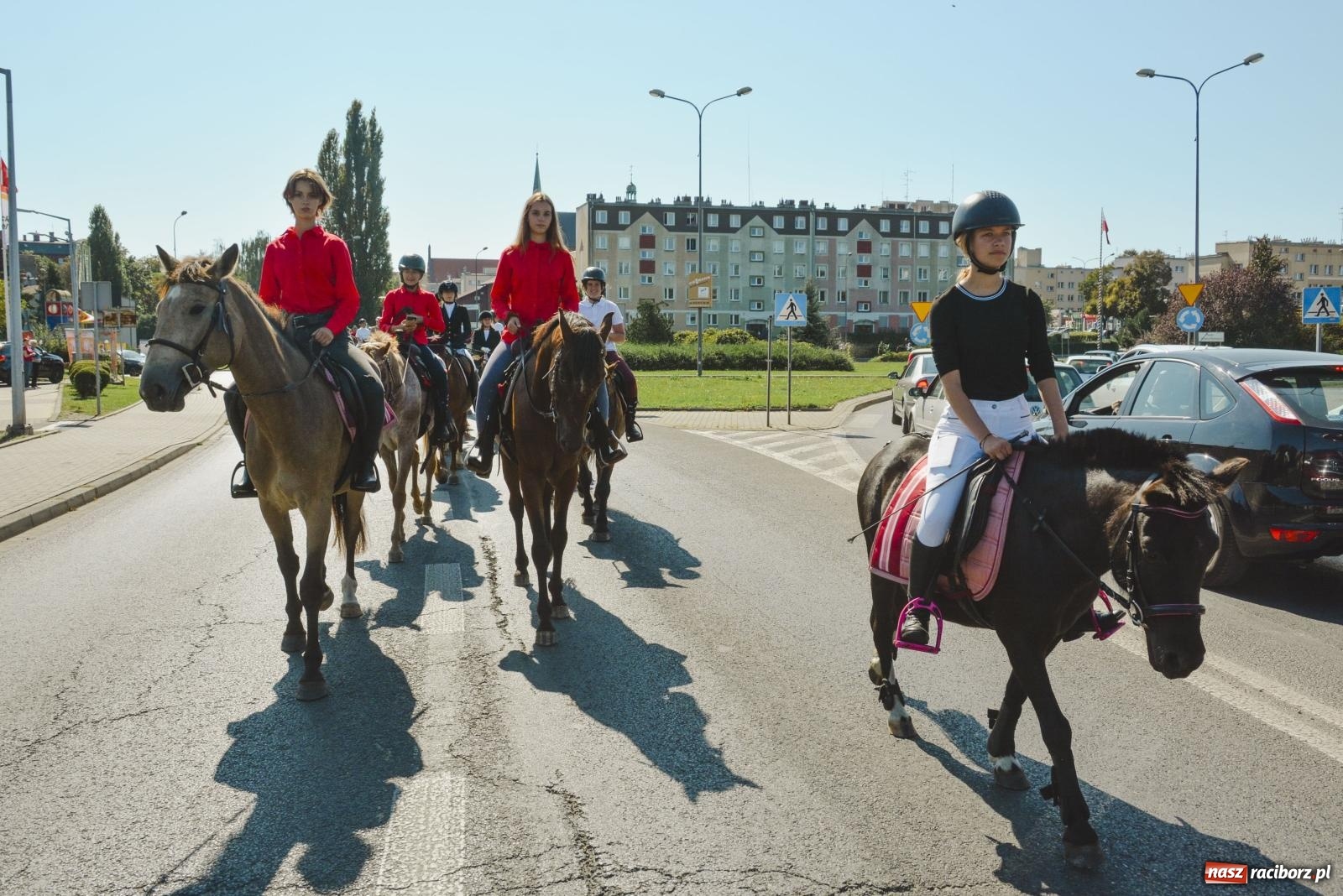 Zdjęcie w galerii na portalu naszraciborz.pl: Raciborski Hubertus. Parada konna przez miasto [FOTO i WIDEO] wiadomości z regionu