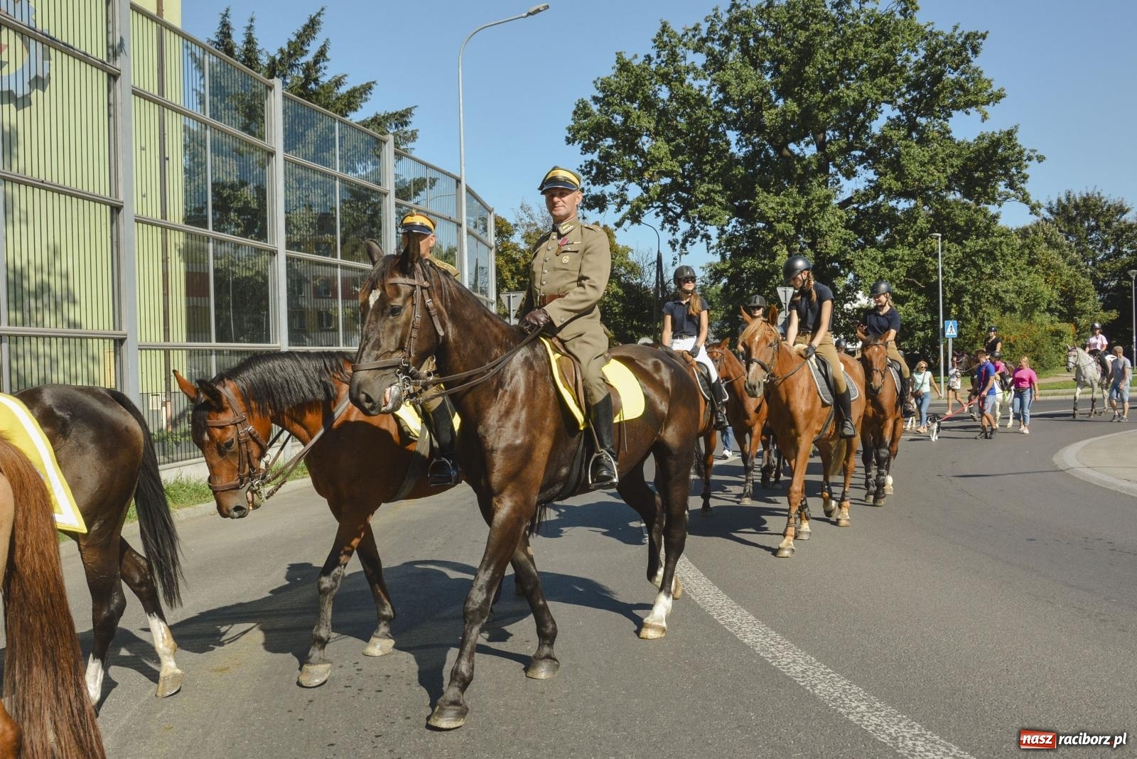 Zdjęcie w galerii na portalu naszraciborz.pl: Raciborski Hubertus. Parada konna przez miasto [FOTO i WIDEO] wiadomości z regionu