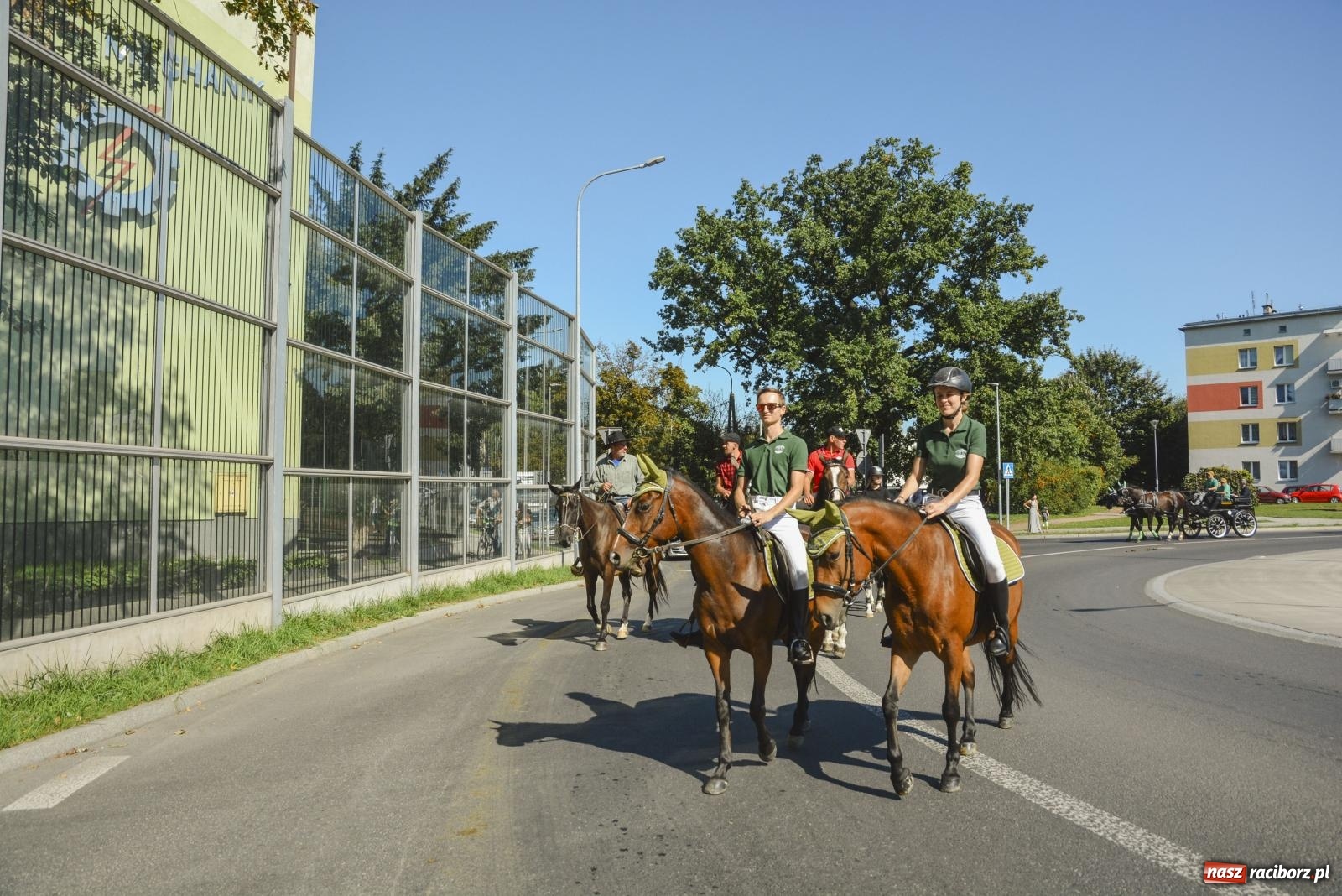 Zdjęcie w galerii na portalu naszraciborz.pl: Raciborski Hubertus. Parada konna przez miasto [FOTO i WIDEO] wiadomości z regionu