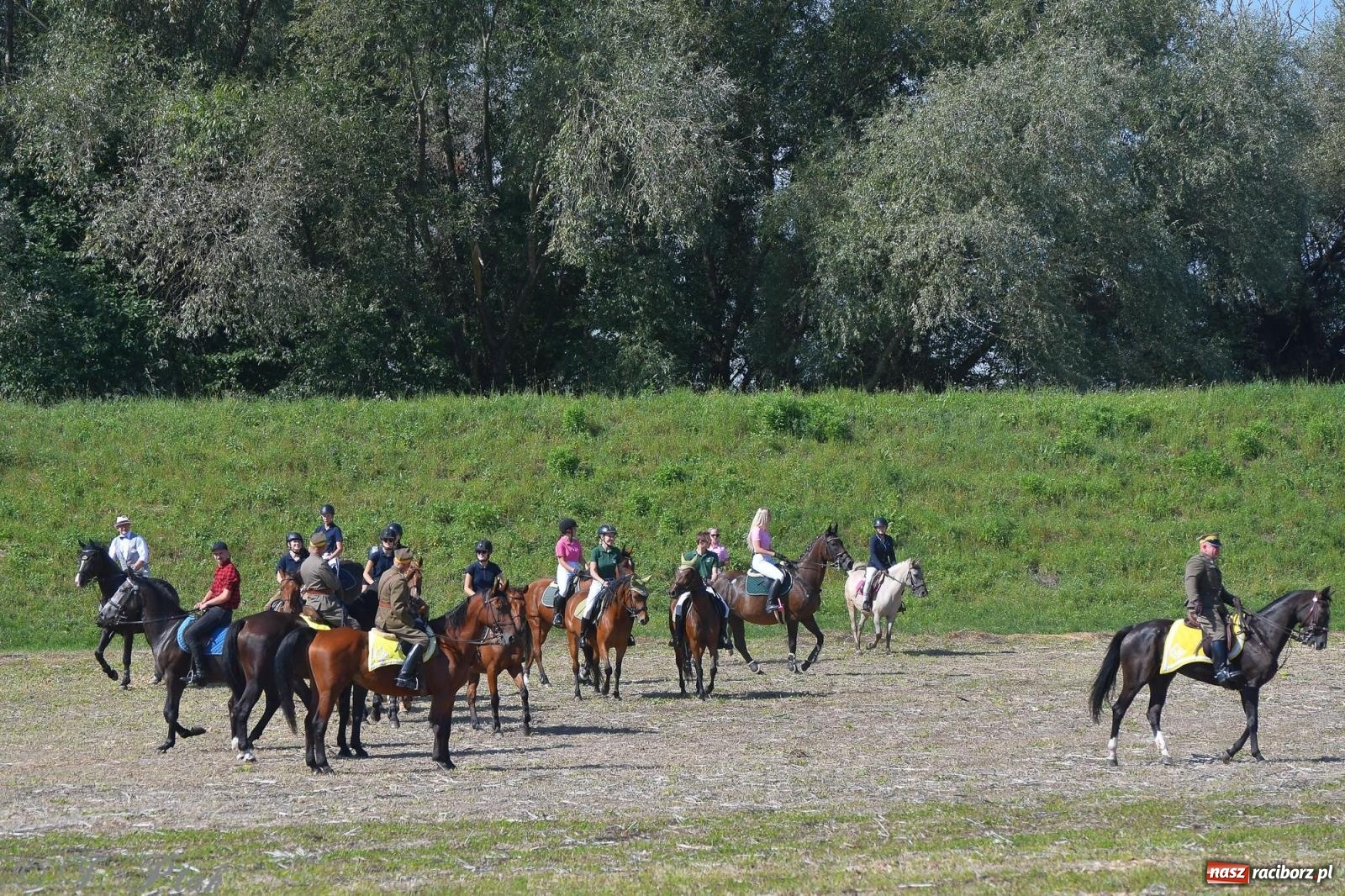 Zdjęcie w galerii na portalu naszraciborz.pl: Raciborski Hubertus. Parada konna przez miasto [FOTO i WIDEO] wiadomości z regionu