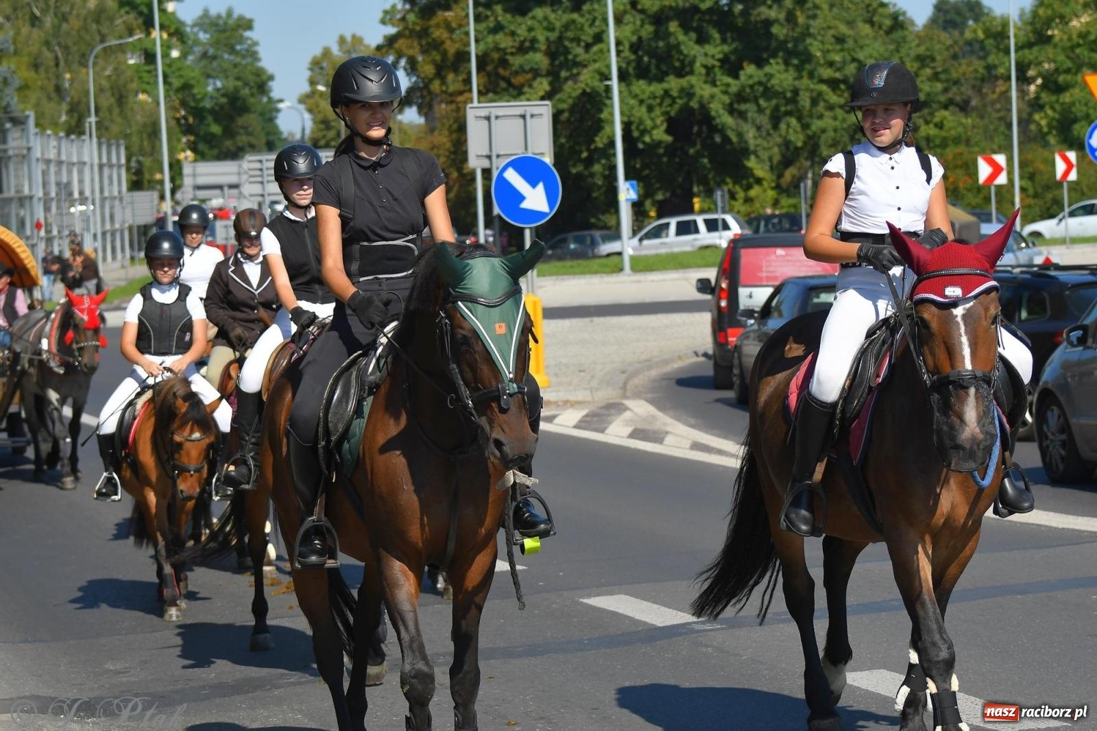 Zdjęcie w galerii na portalu naszraciborz.pl: Raciborski Hubertus. Parada konna przez miasto [FOTO i WIDEO] wiadomości z regionu