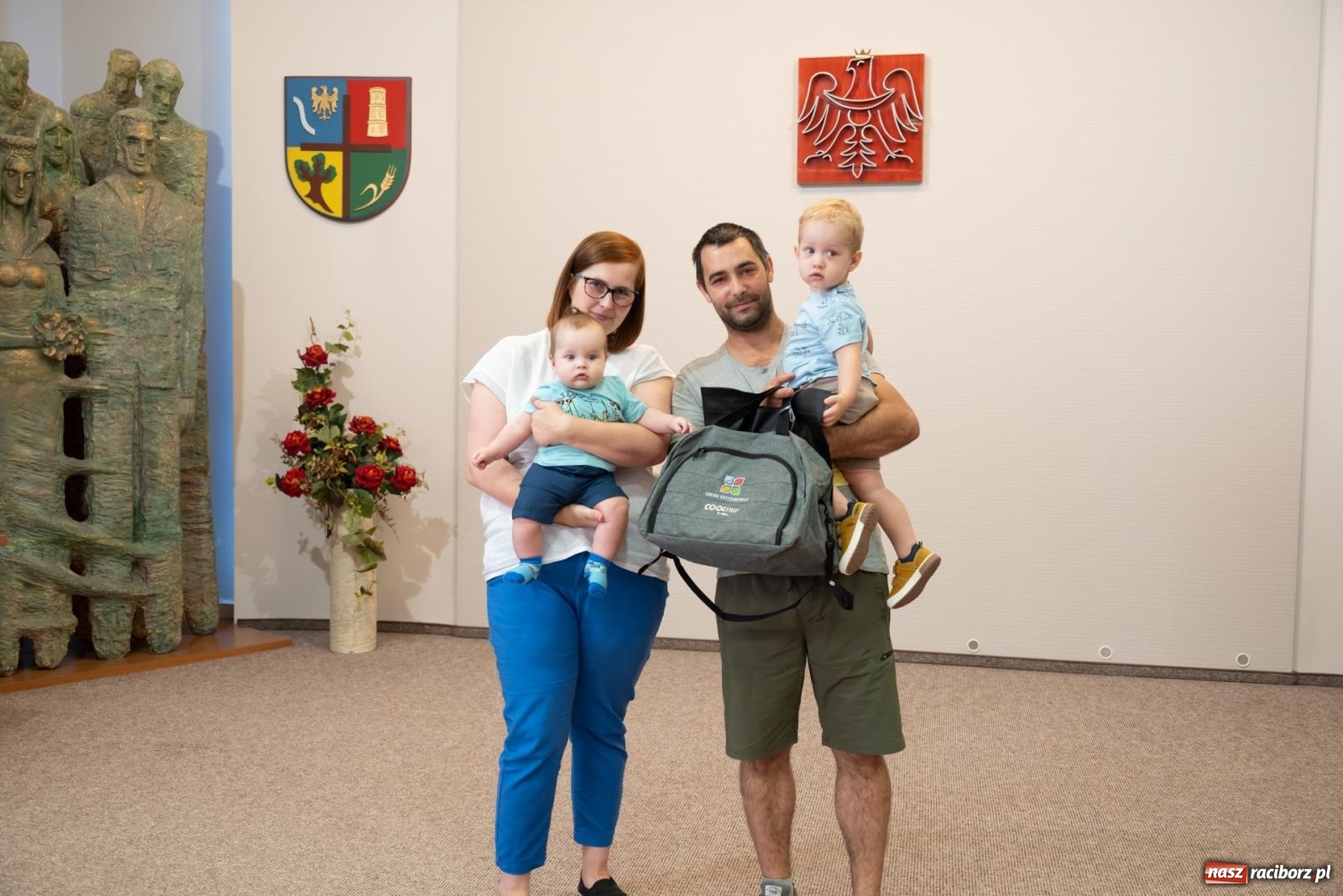 Zdjęcie w galerii na portalu naszraciborz.pl: W Krzyżanowicach przywitano najmłodszych mieszkańców gminy wiadomości z regionu