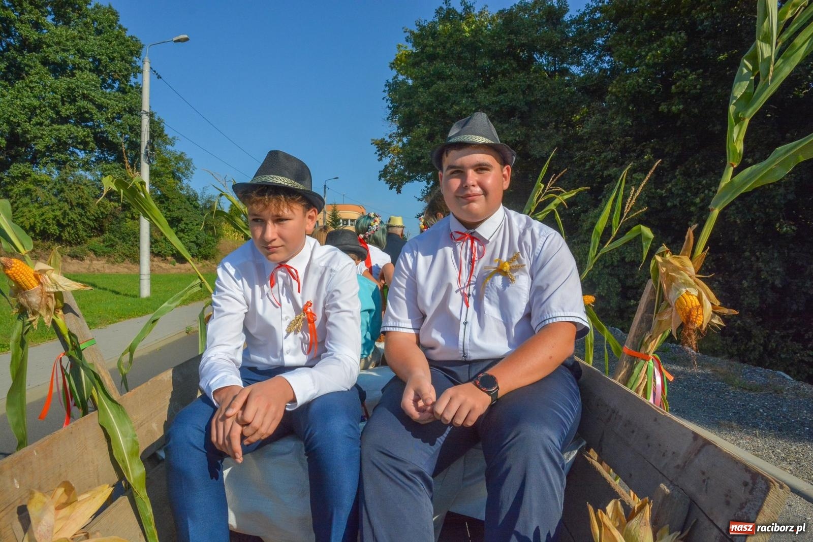 Zdjęcie w galerii na portalu naszraciborz.pl: Dobry futer, silne byki. Brzeźnica korowodem na parafialne dożynki [FOTO i WIDEO] wiadomości z regionu