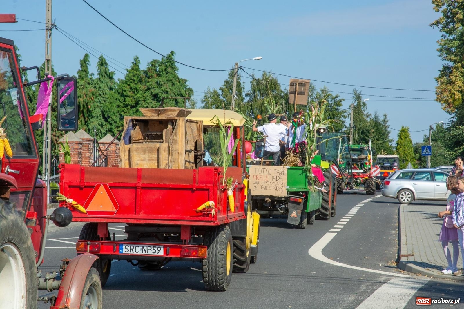 Zdjęcie w galerii na portalu naszraciborz.pl: Dobry futer, silne byki. Brzeźnica korowodem na parafialne dożynki [FOTO i WIDEO] wiadomości z regionu