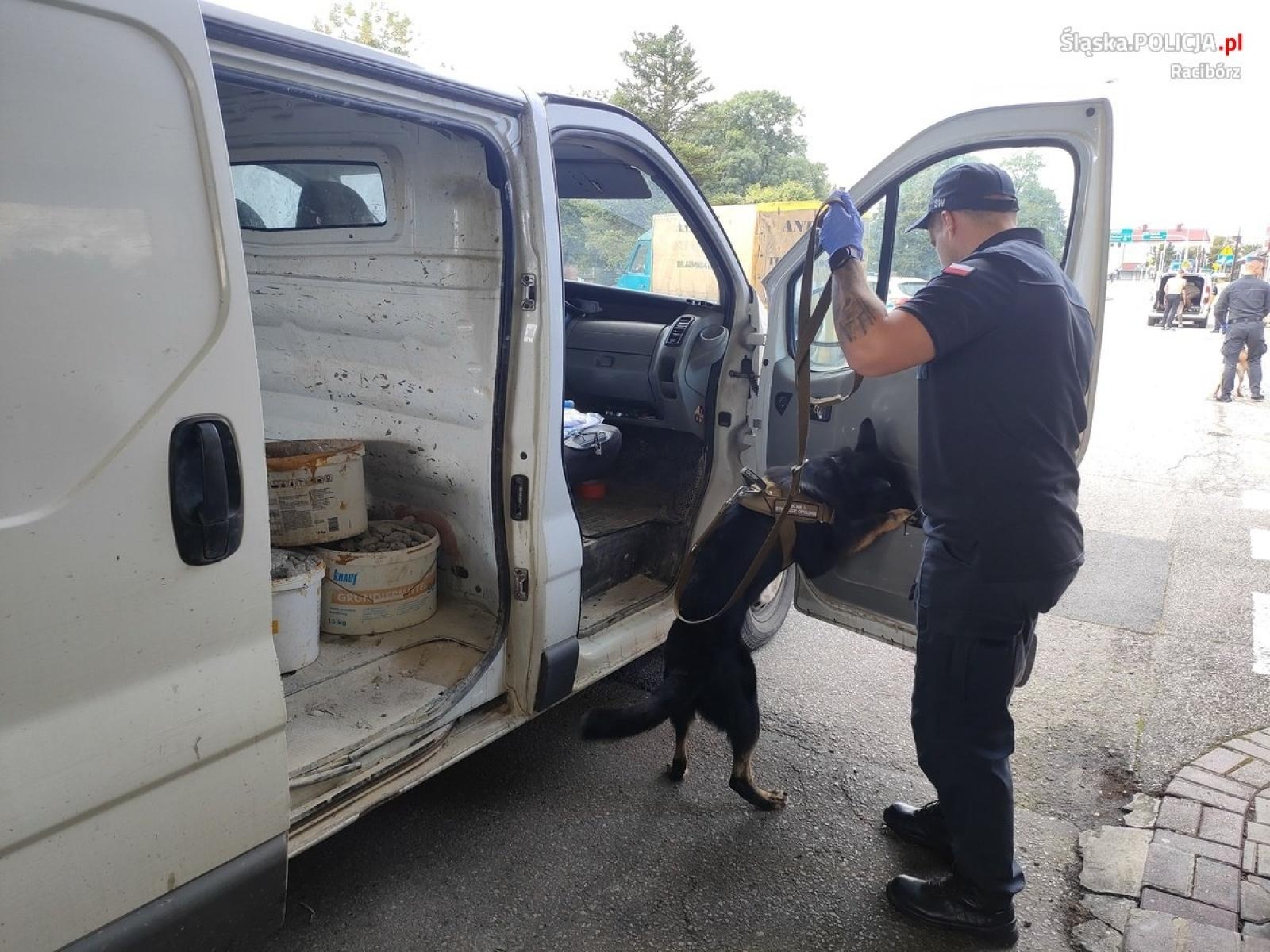 Zdjęcie w galerii na portalu naszraciborz.pl: Akcja Granica. Policja włączyła do działań psy tropiące więzienników wiadomości z regionu