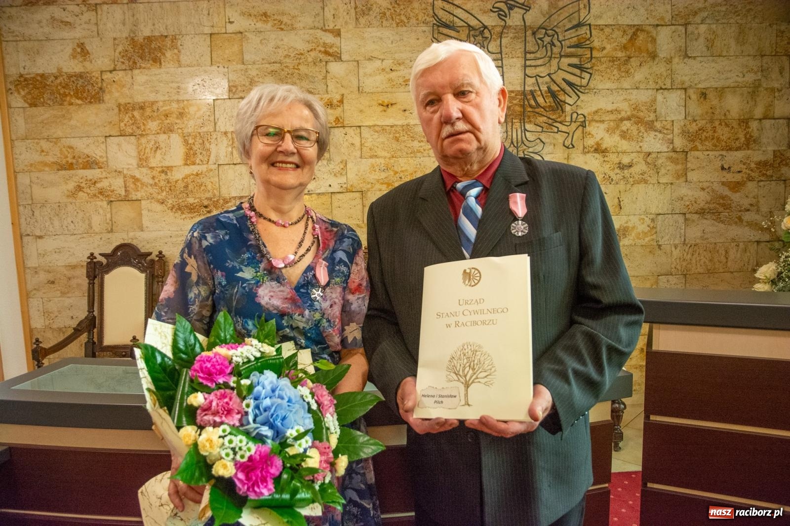 Zdjęcie w galerii na portalu naszraciborz.pl: Złote gody w Raciborzu. Świętuje siedem par [FOTO i WIDEO] wiadomości z regionu