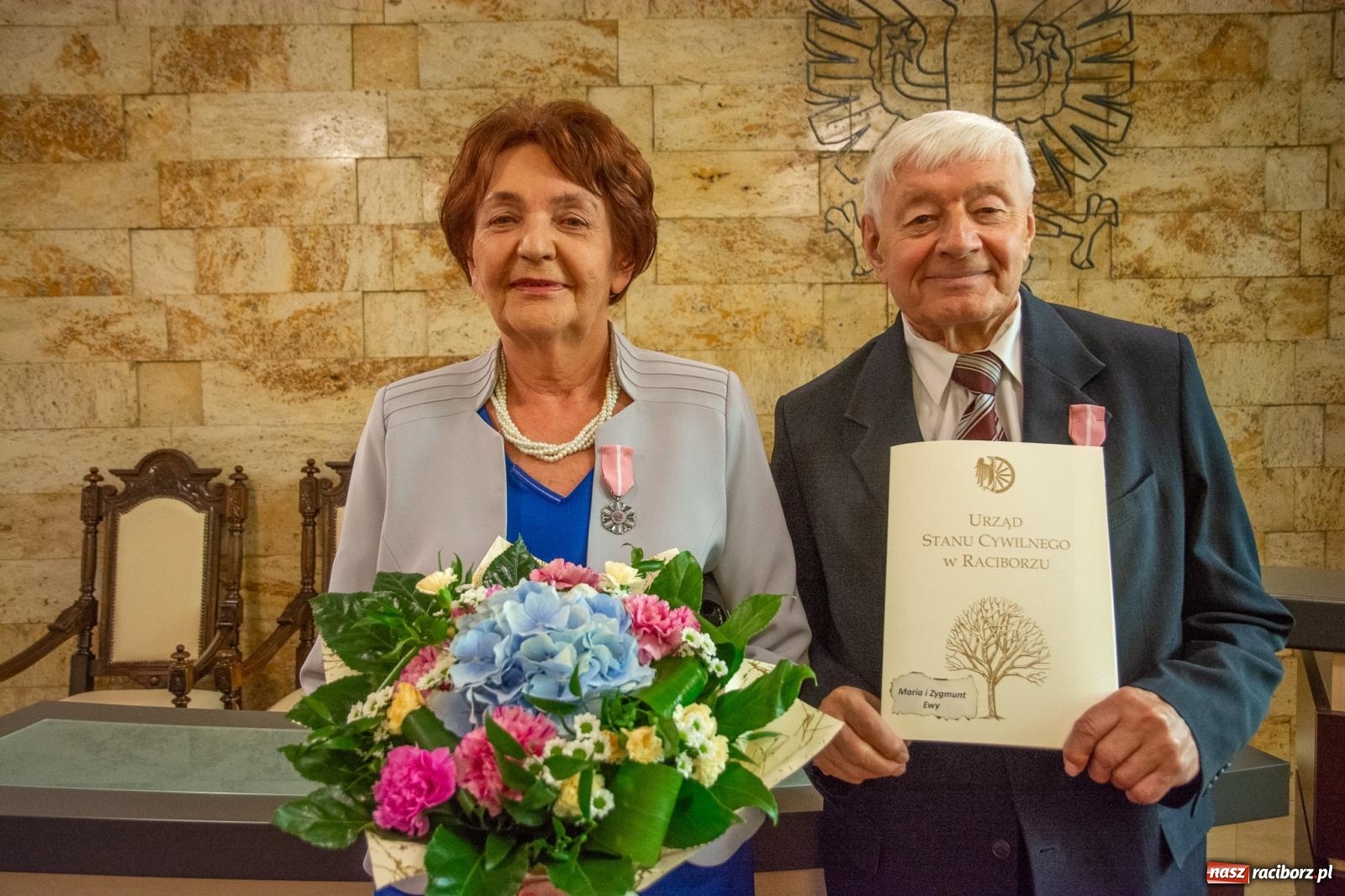 Zdjęcie w galerii na portalu naszraciborz.pl: Złote gody w Raciborzu. Świętuje siedem par [FOTO i WIDEO] wiadomości z regionu