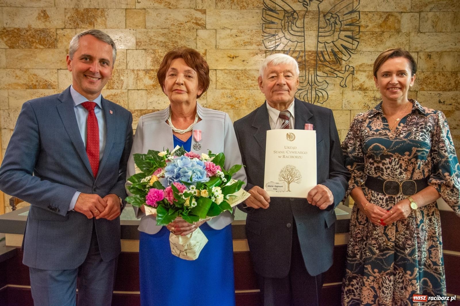 Zdjęcie w galerii na portalu naszraciborz.pl: Złote gody w Raciborzu. Świętuje siedem par [FOTO i WIDEO] wiadomości z regionu