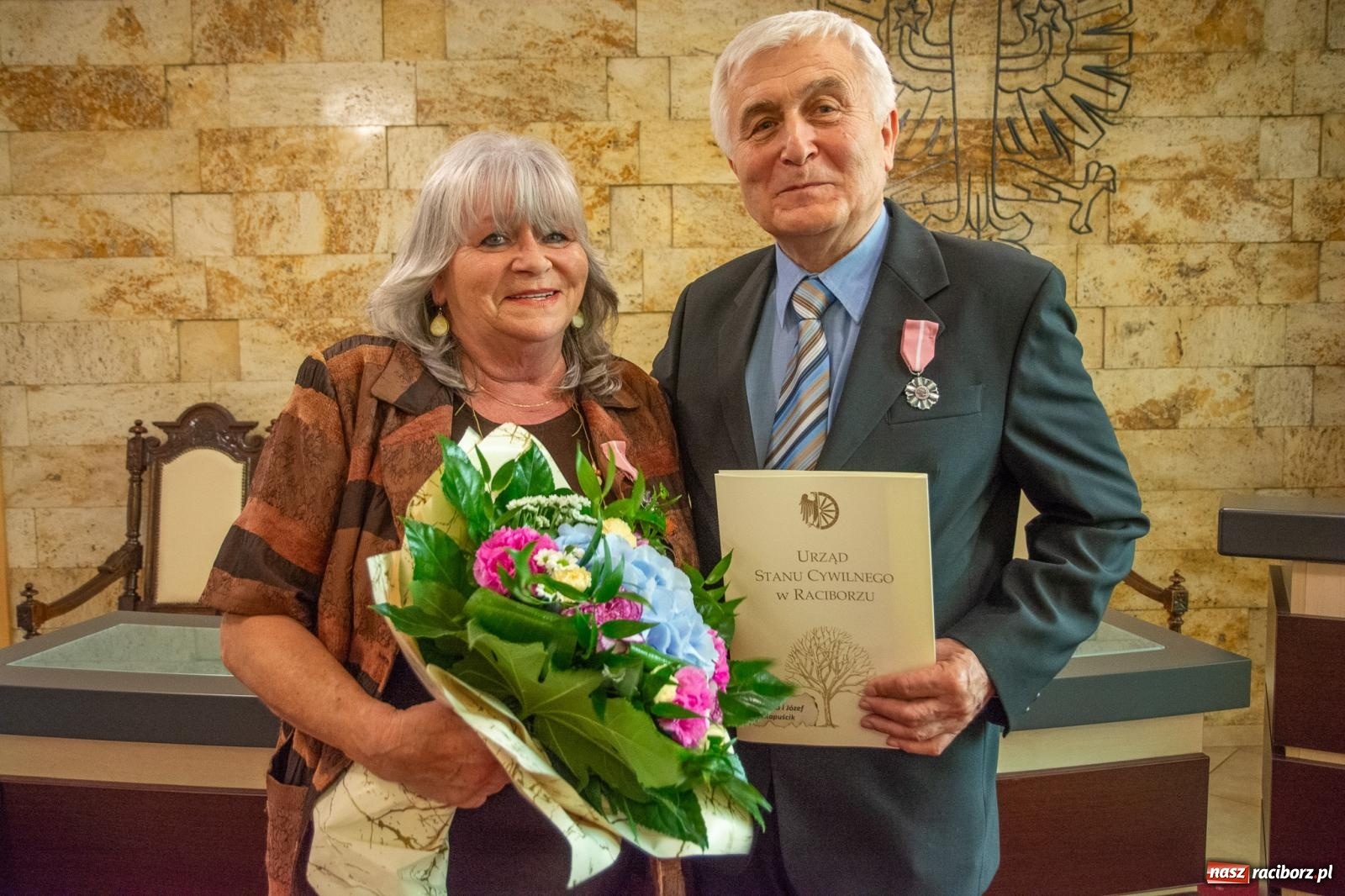 Zdjęcie w galerii na portalu naszraciborz.pl: Złote gody w Raciborzu. Świętuje siedem par [FOTO i WIDEO] wiadomości z regionu