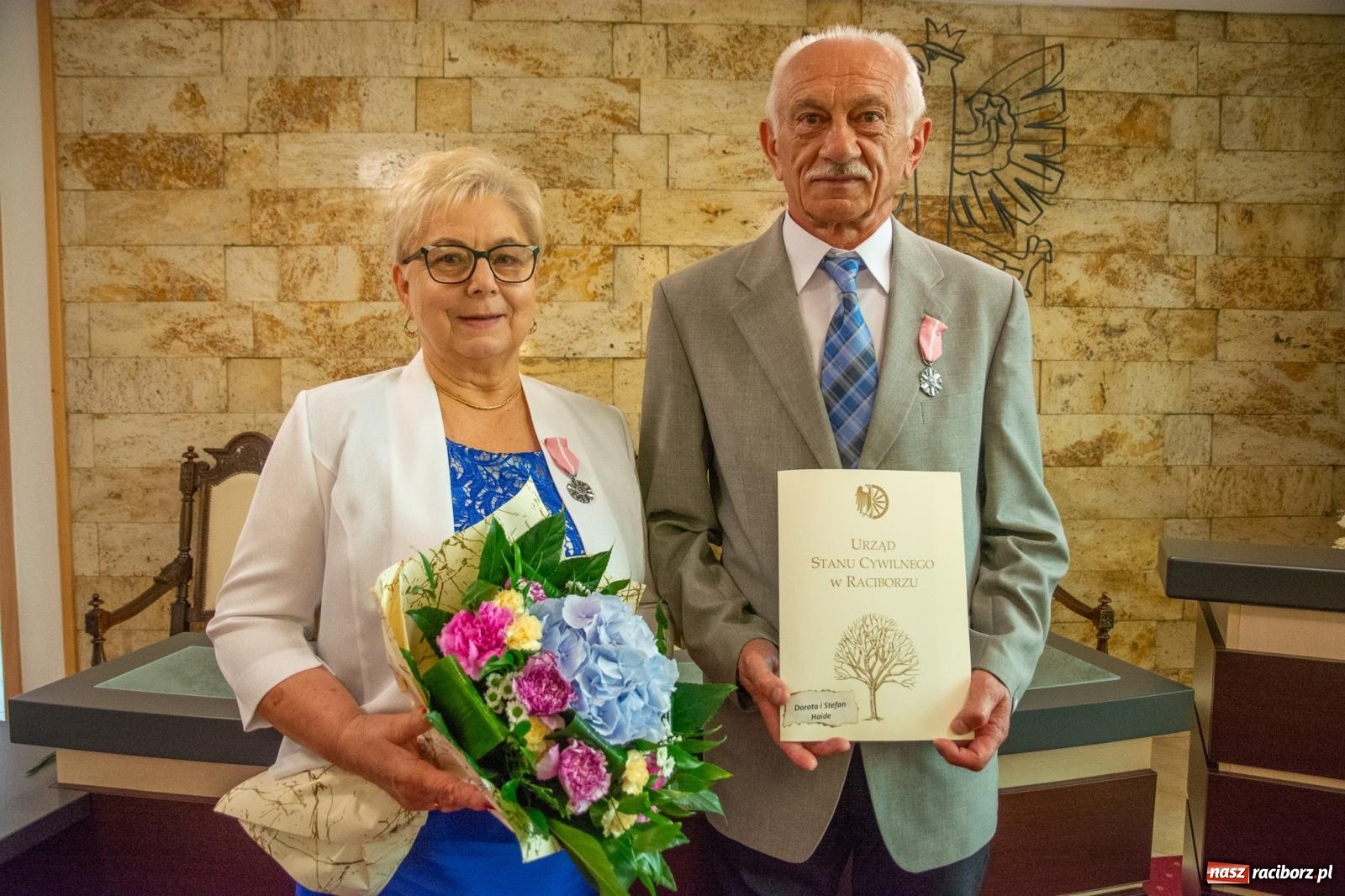 Zdjęcie w galerii na portalu naszraciborz.pl: Złote gody w Raciborzu. Świętuje siedem par [FOTO i WIDEO] wiadomości z regionu