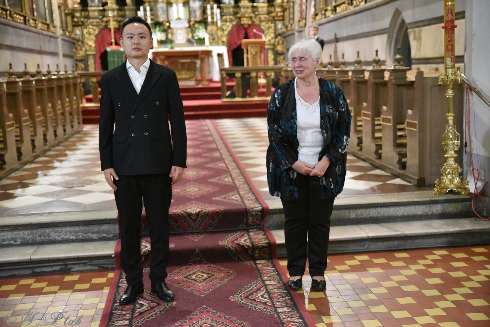 Zdjęcie w galerii na portalu naszraciborz.pl: Tianji Liu i Ewa Bąk na Dniach Muzyki Organowej w Raciborzu wiadomości z regionu