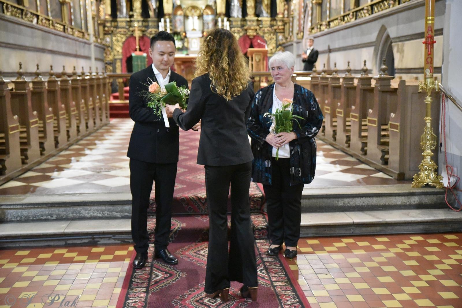 Zdjęcie w galerii na portalu naszraciborz.pl: Tianji Liu i Ewa Bąk na Dniach Muzyki Organowej w Raciborzu wiadomości z regionu