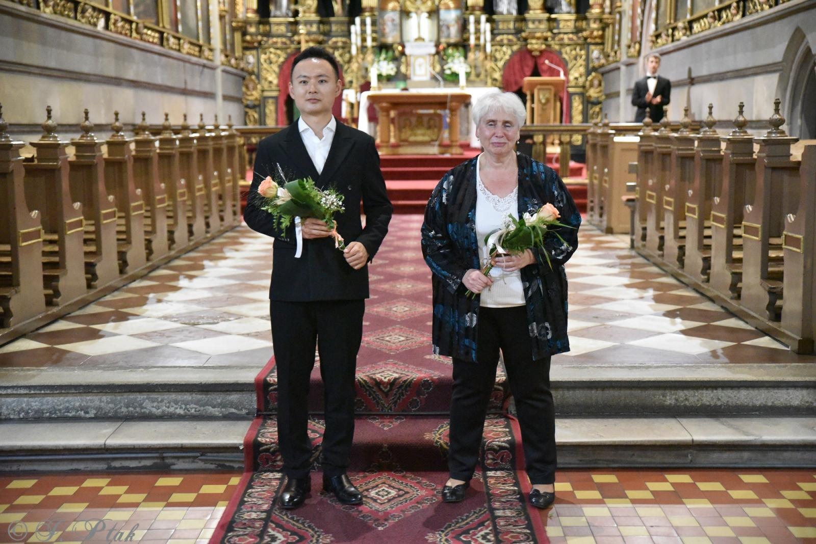 Zdjęcie w galerii na portalu naszraciborz.pl: Tianji Liu i Ewa Bąk na Dniach Muzyki Organowej w Raciborzu wiadomości z regionu