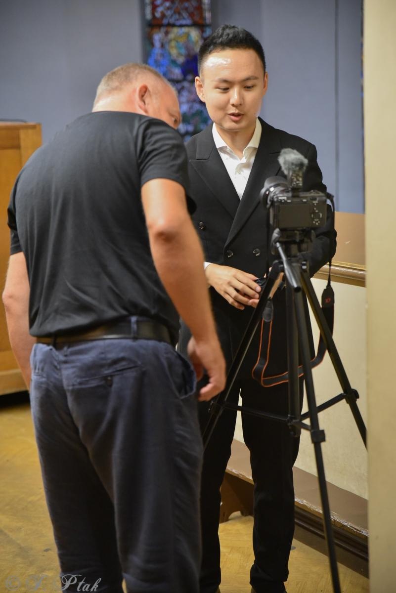 Zdjęcie w galerii na portalu naszraciborz.pl: Tianji Liu i Ewa Bąk na Dniach Muzyki Organowej w Raciborzu wiadomości z regionu