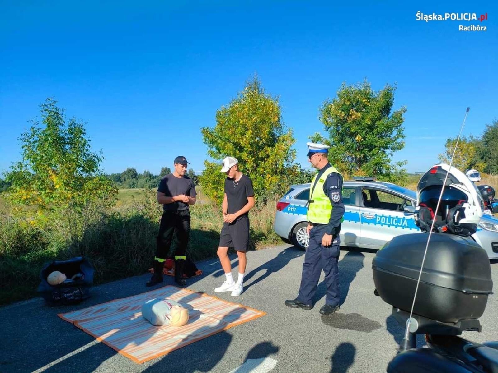 Zdjęcie w galerii na portalu naszraciborz.pl: ROADPOL SAFETY DAYS. Kierowcy mieli wybór - albo mandat, albo pierwsza pomoc wiadomości z regionu
