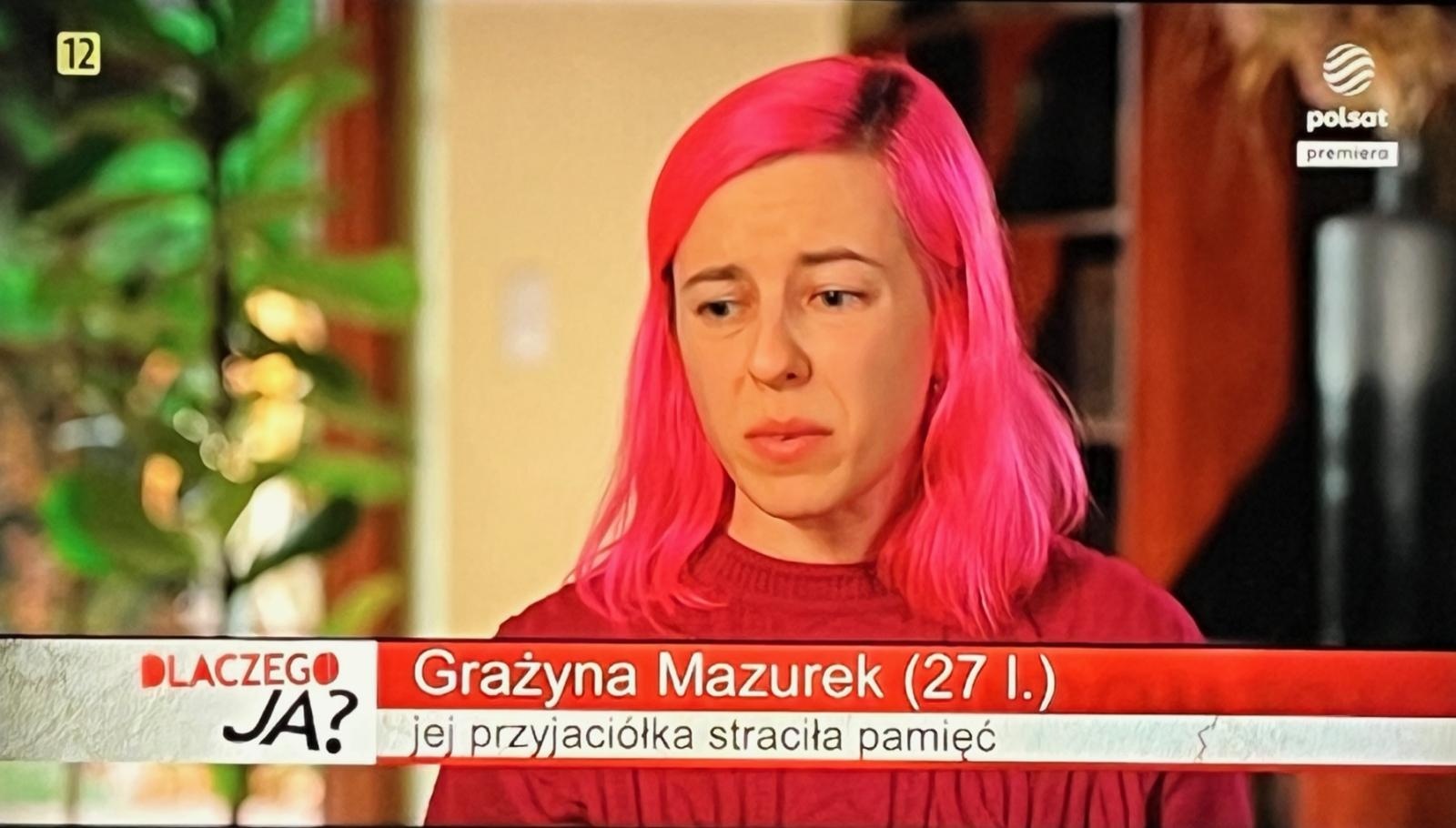 Zdjęcie w galerii na portalu naszraciborz.pl: Raciborzanka w Dlaczego ja? Polsatu wiadomości z regionu