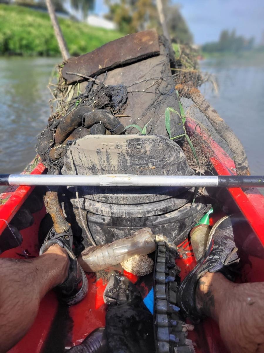 Zdjęcie w galerii na portalu naszraciborz.pl: Połączone siły młodzieży sprzątały Odrę wiadomości z regionu