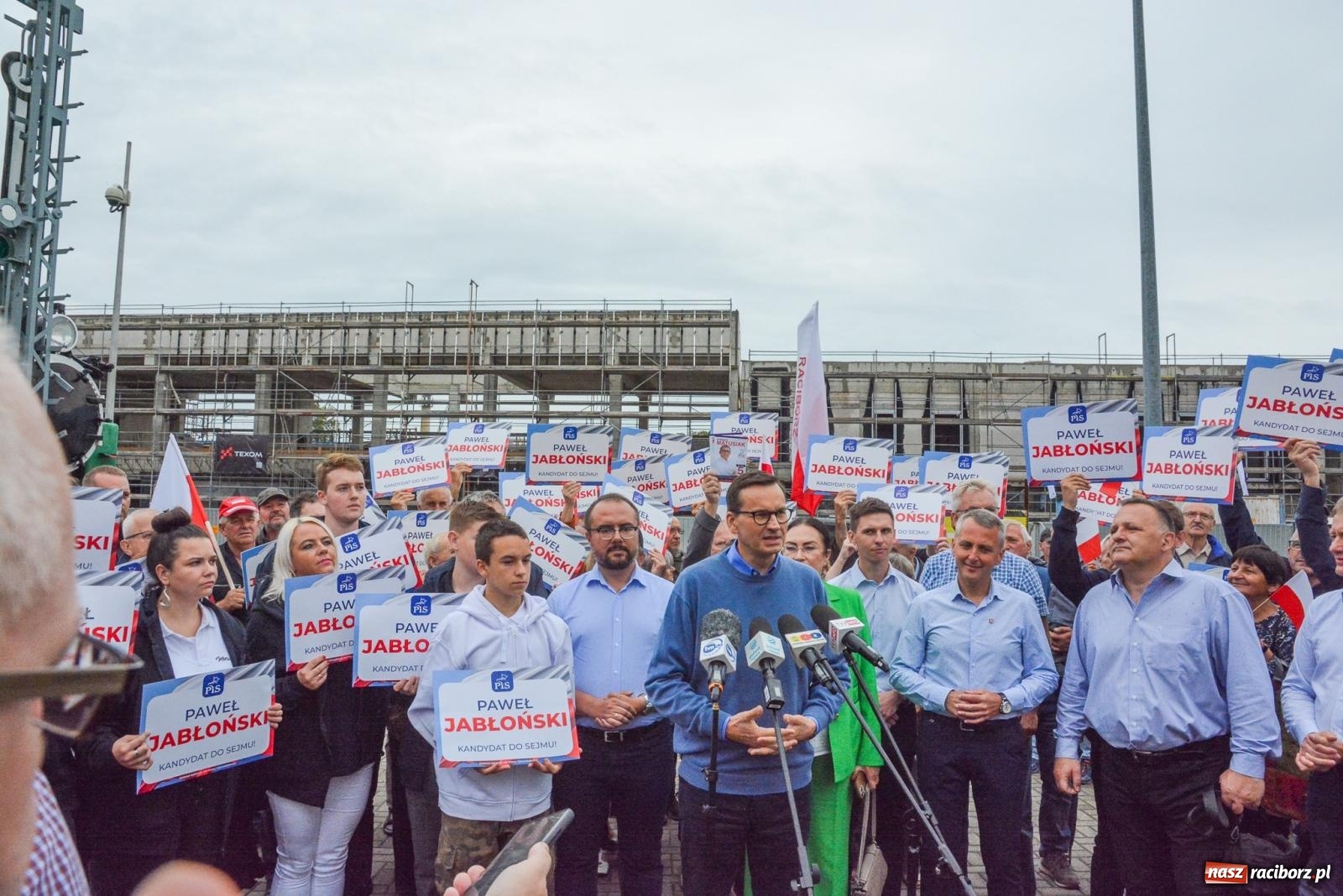 Zdjęcie w galerii na portalu naszraciborz.pl: Premier Morawiecki w Raciborzu: uratowaliśmy Rafako, zachodnią obwodnicę wpiszemy na listę priorytetów wiadomości z regionu