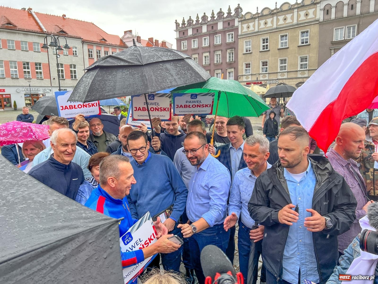 Zdjęcie w galerii na portalu naszraciborz.pl: Premier Morawiecki w Raciborzu: uratowaliśmy Rafako, zachodnią obwodnicę wpiszemy na listę priorytetów wiadomości z regionu