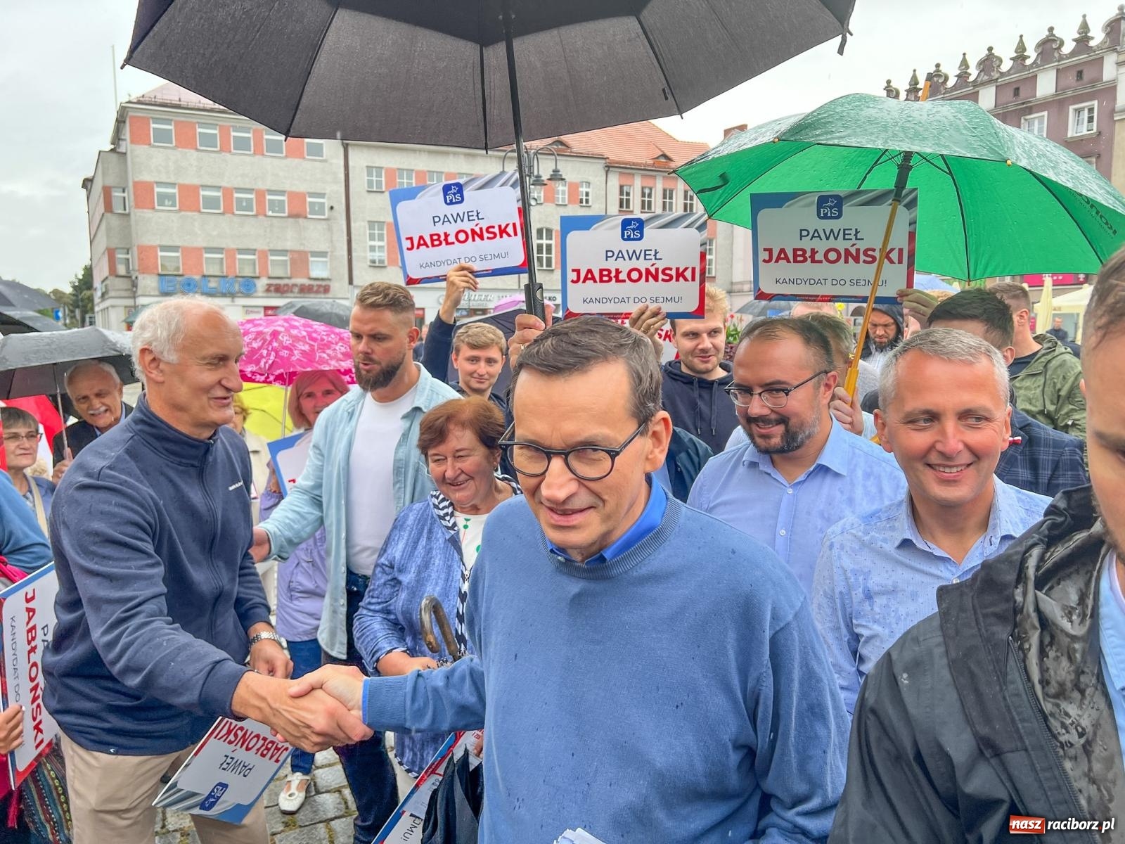 Zdjęcie w galerii na portalu naszraciborz.pl: Premier Morawiecki w Raciborzu: uratowaliśmy Rafako, zachodnią obwodnicę wpiszemy na listę priorytetów wiadomości z regionu