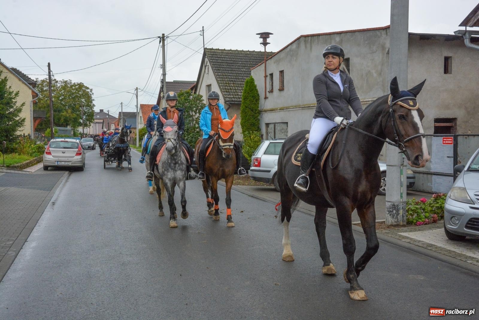 Zdjęcie w galerii na portalu naszraciborz.pl: Deszcz niestraszny miłośnikom koni. Hubertus w Żerdzinach [FOTO i WIDEO] wiadomości z regionu