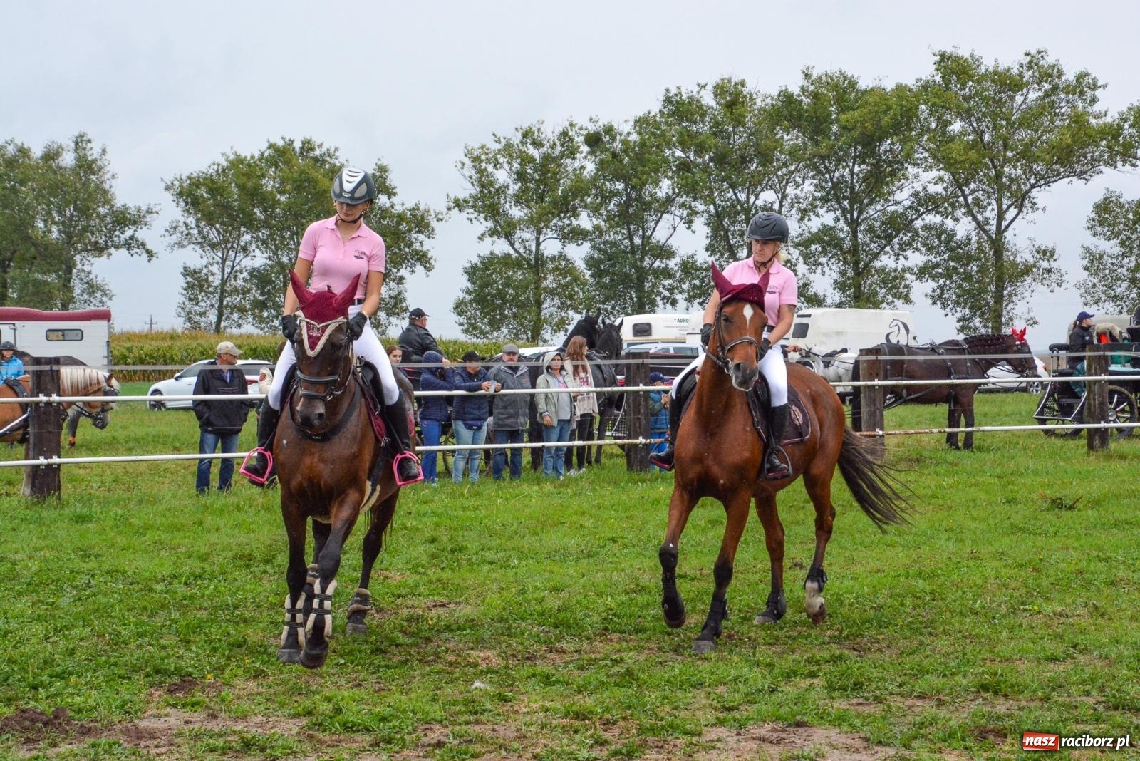 Zdjęcie w galerii na portalu naszraciborz.pl: Deszcz niestraszny miłośnikom koni. Hubertus w Żerdzinach [FOTO i WIDEO] wiadomości z regionu