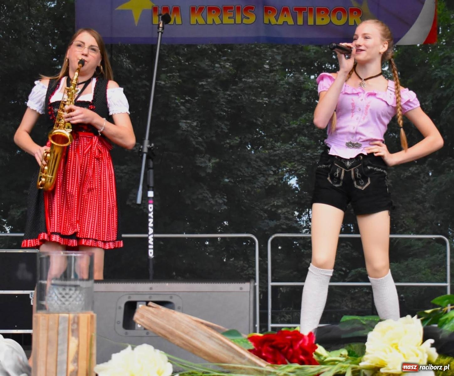 Zdjęcie w galerii na portalu naszraciborz.pl: Na raciborskim zamku odbył się Festiwal Kultury Niemieckiej wiadomości z regionu