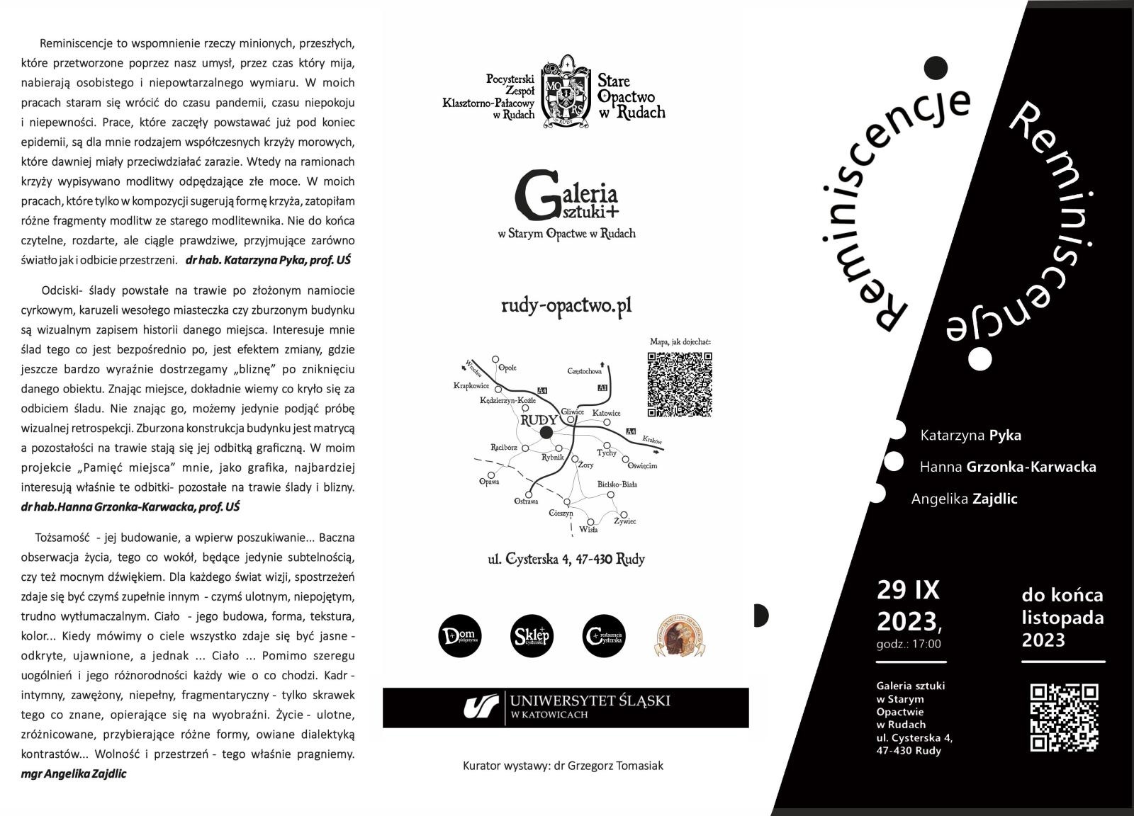 Zdjęcie w galerii na portalu naszraciborz.pl: Wystawa Reminiscencje w Galerii Sztuki w Starym Opactwie w Rudach wiadomości z regionu