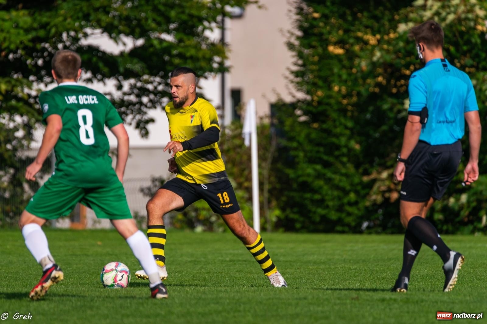 Zdjęcie w galerii na portalu naszraciborz.pl: Wyrównane spotkanie przy Tuwima. Ocice górą [FOTO] wiadomości z regionu