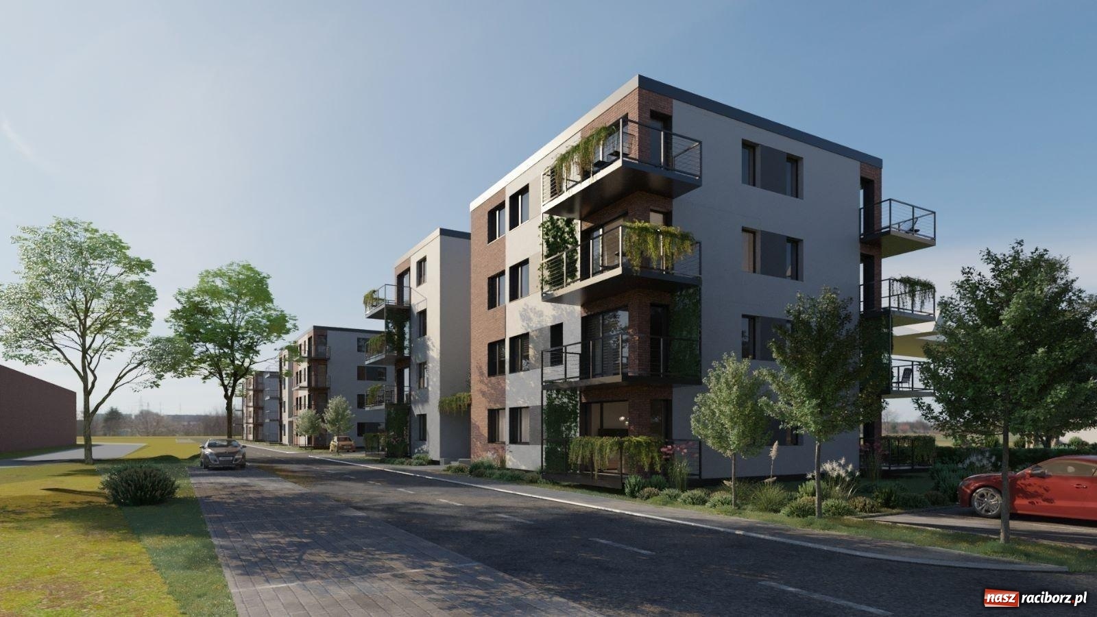 Zdjęcie w galerii na portalu naszraciborz.pl: Ruszyła budowa nowych bloków przy ZK w Raciborzu [FOTO i WIDEO] wiadomości z regionu