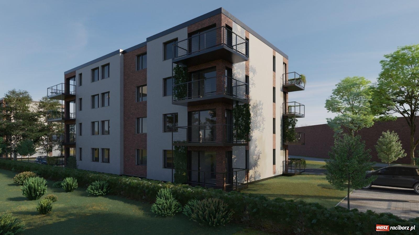 Zdjęcie w galerii na portalu naszraciborz.pl: Ruszyła budowa nowych bloków przy ZK w Raciborzu [FOTO i WIDEO] wiadomości z regionu