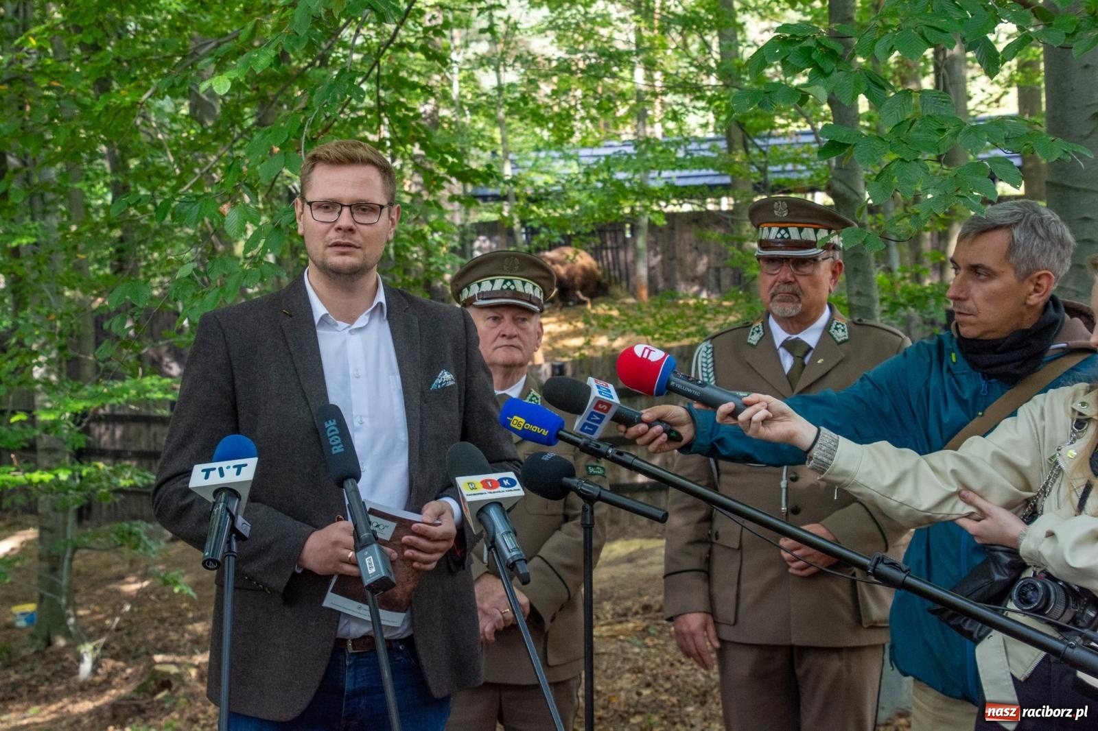 Zdjęcie w galerii na portalu naszraciborz.pl: Co się dzieje z żubrami z Brzezia? Zagroda wciąż nieczynna wiadomości z regionu