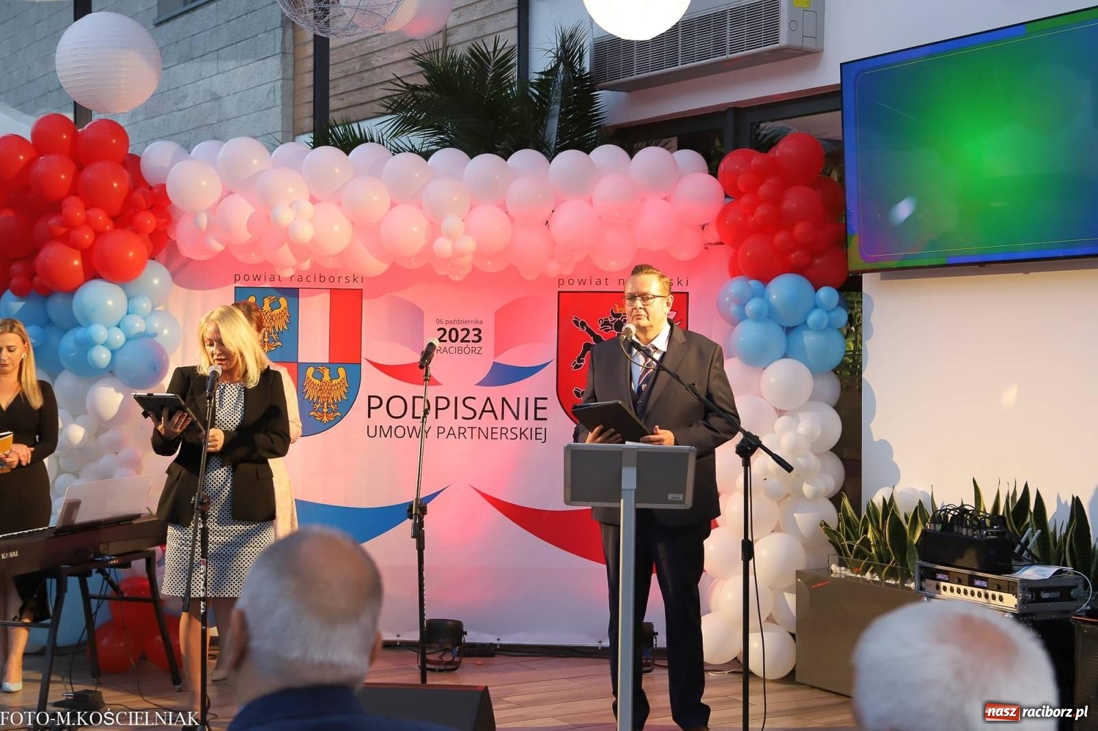 Zdjęcie w galerii na portalu naszraciborz.pl: Powiaty raciborski i nakielski podpisały umowę partnerską wiadomości z regionu