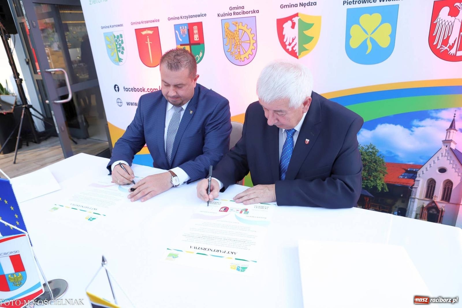 Zdjęcie w galerii na portalu naszraciborz.pl: Powiaty raciborski i nakielski podpisały umowę partnerską wiadomości z regionu