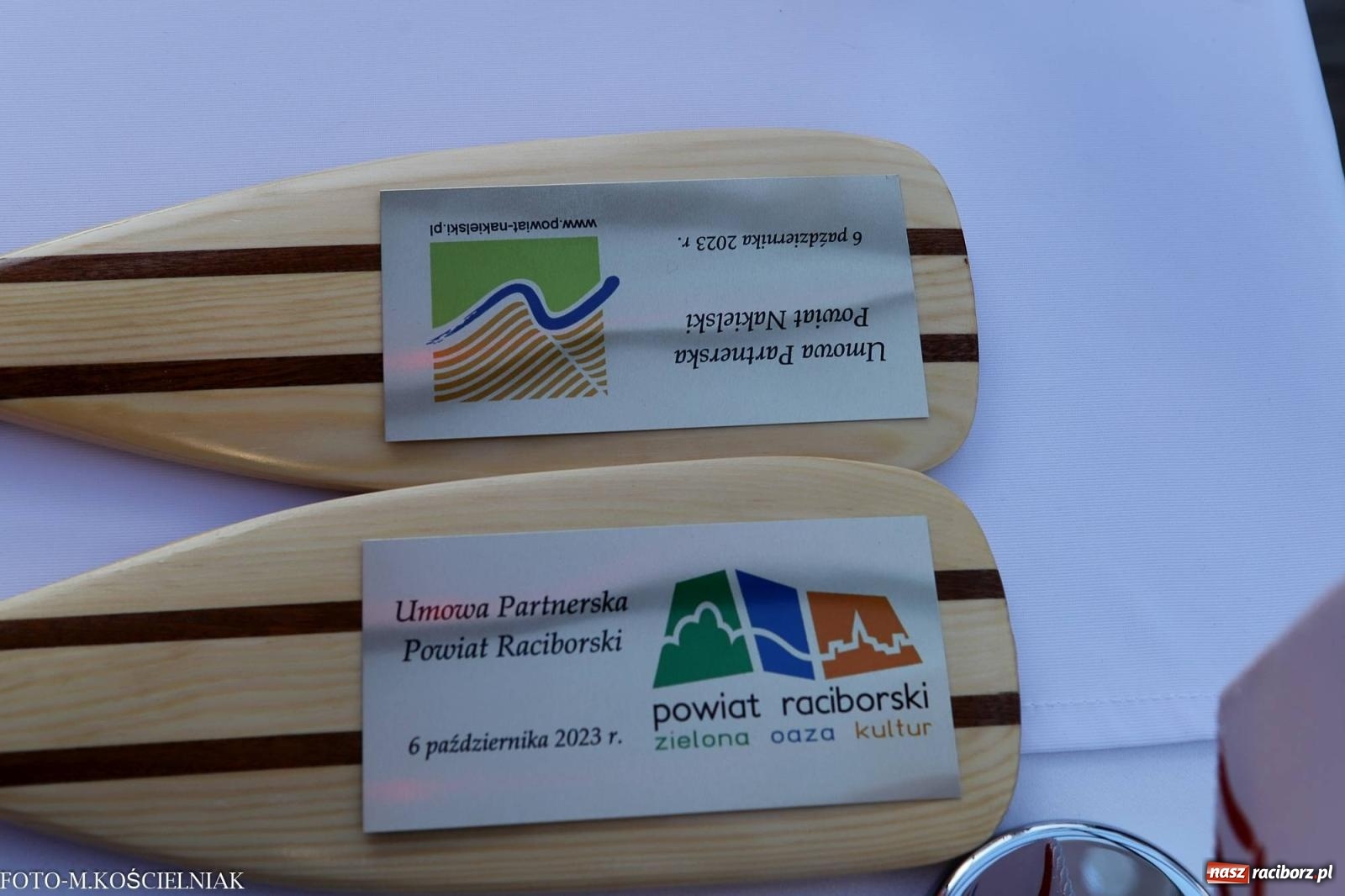 Zdjęcie w galerii na portalu naszraciborz.pl: Powiaty raciborski i nakielski podpisały umowę partnerską wiadomości z regionu