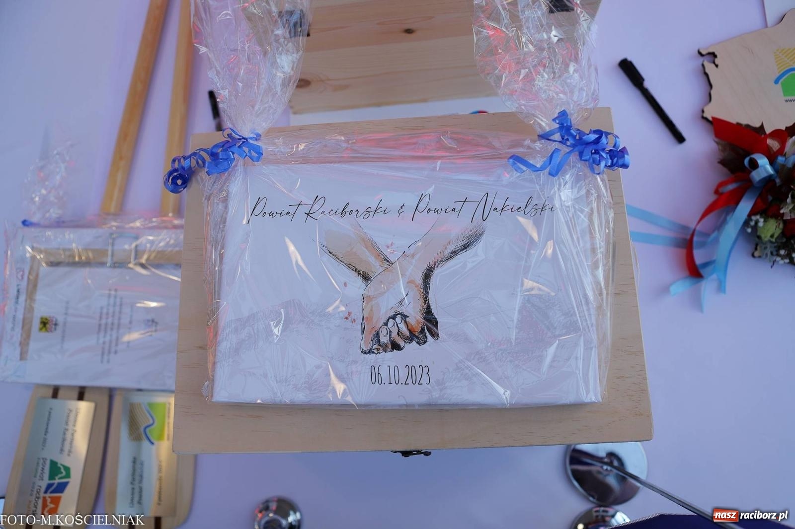 Zdjęcie w galerii na portalu naszraciborz.pl: Powiaty raciborski i nakielski podpisały umowę partnerską wiadomości z regionu