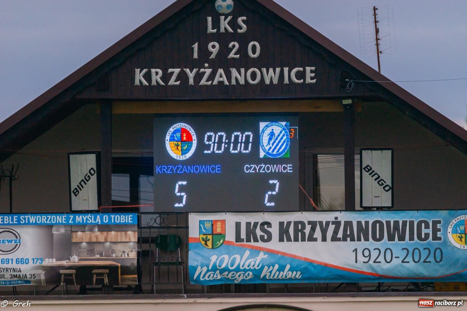 Zdjęcie w galerii na portalu naszraciborz.pl: Klasa okręgowa. LKS Krzyżanowice znów zwycięski [FOTO] wiadomości z regionu