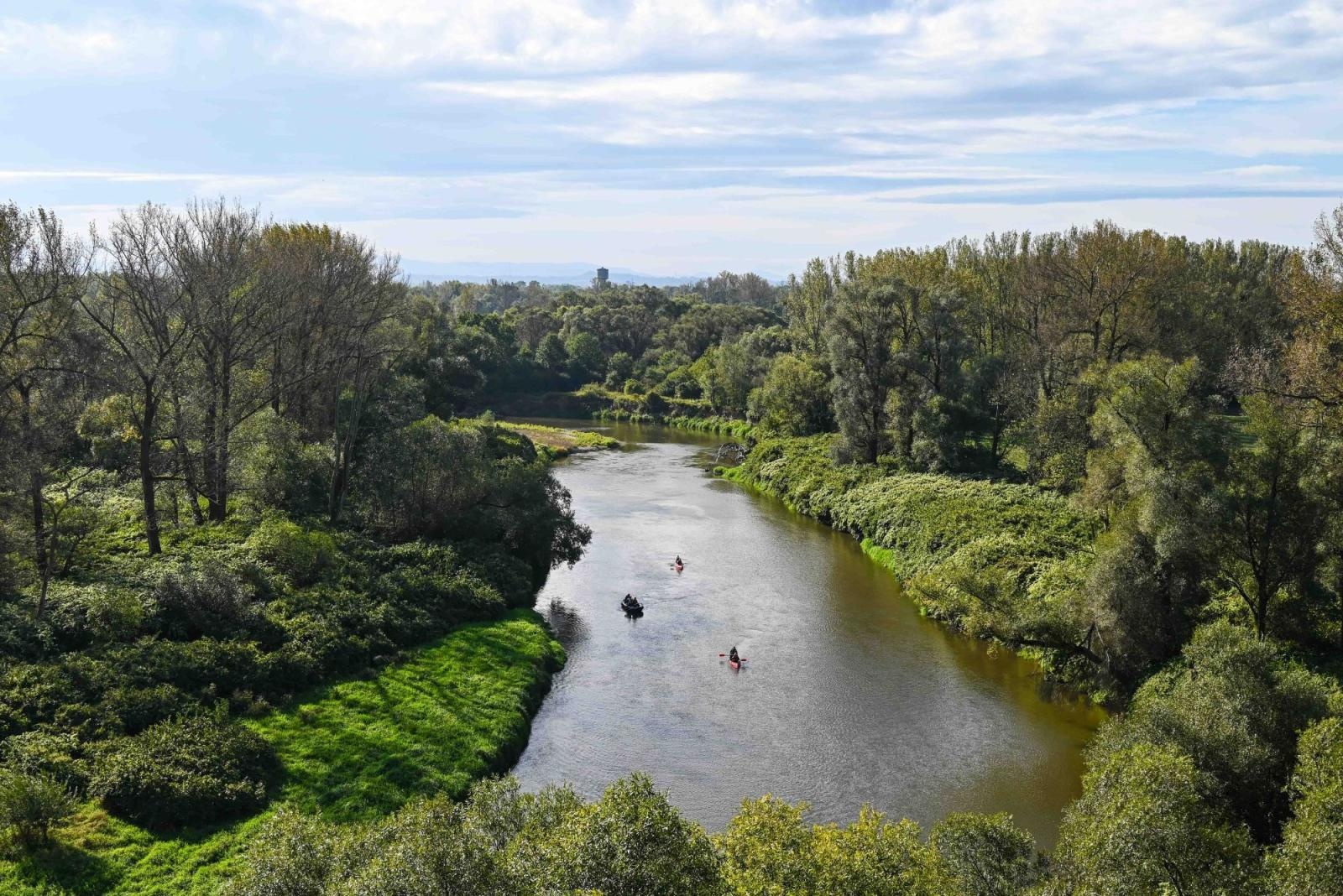 Zdjęcie w galerii na portalu naszraciborz.pl: Wodniacy chowają sprzęt. Meandry Odry oficjalnie zamknięte wiadomości z regionu