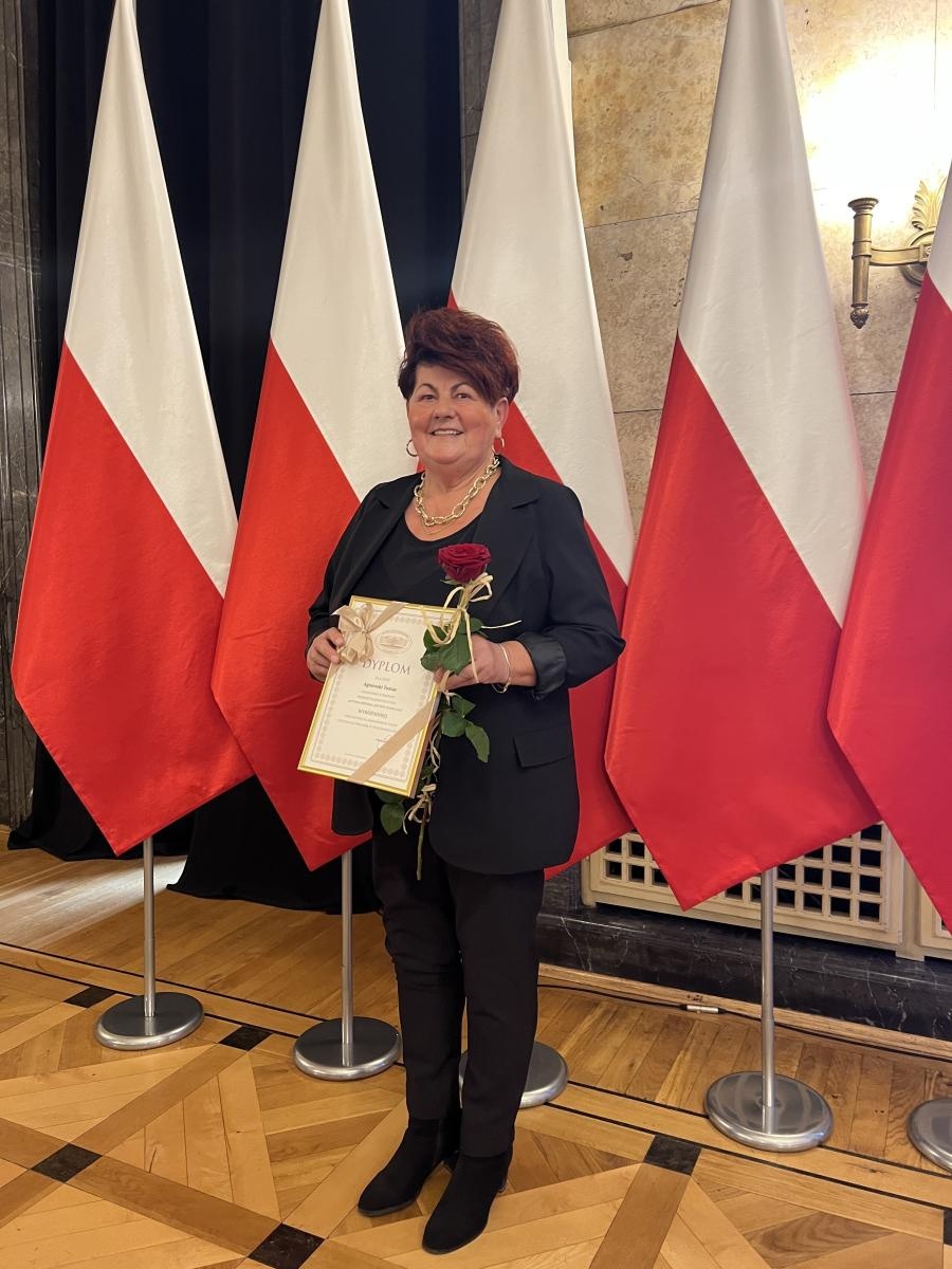 Zdjęcie w galerii na portalu naszraciborz.pl:  Agnieszka Tomas z Krzyżanowic Aktywną Seniorką wiadomości z regionu