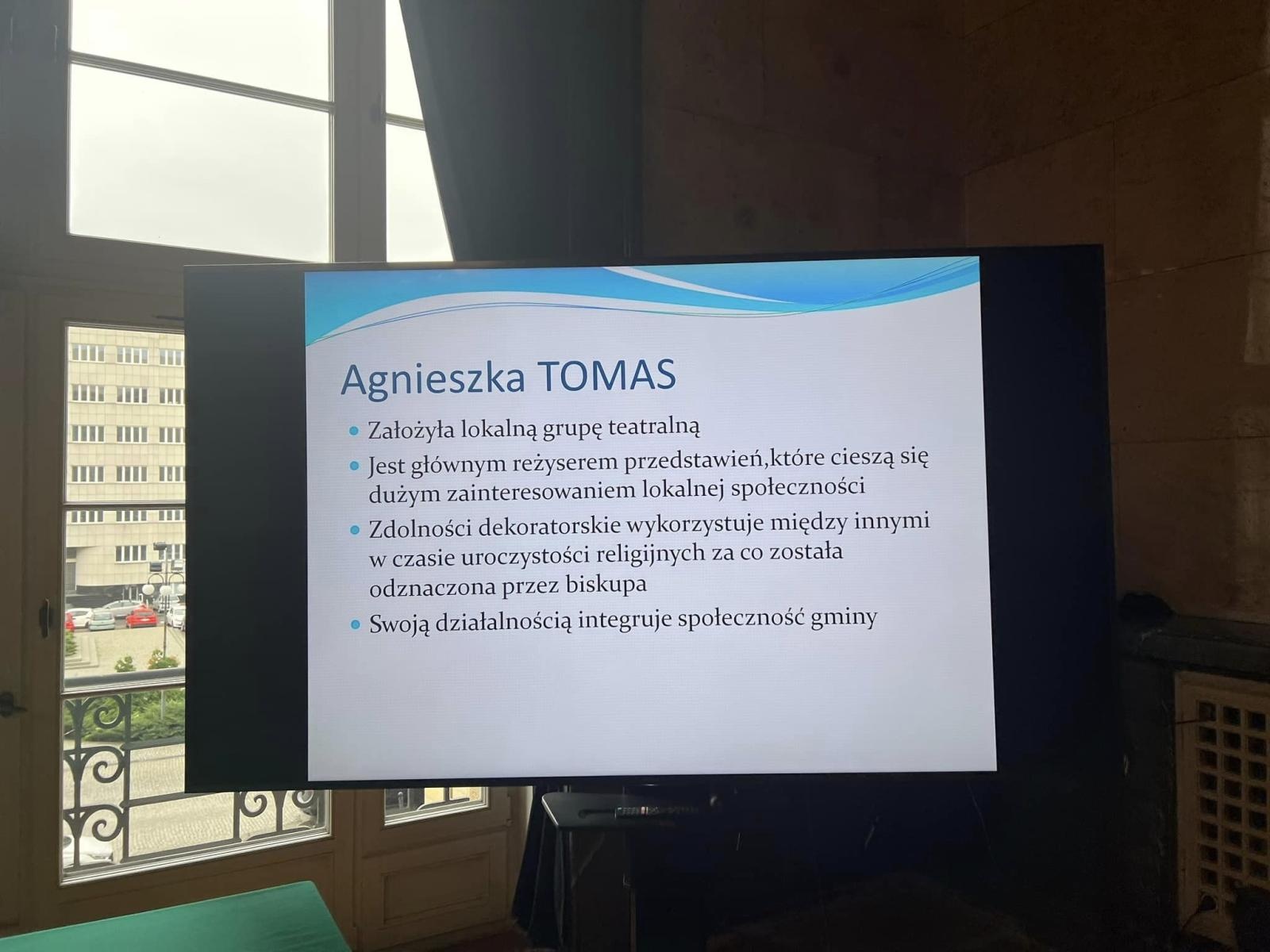 Zdjęcie w galerii na portalu naszraciborz.pl:  Agnieszka Tomas z Krzyżanowic Aktywną Seniorką wiadomości z regionu