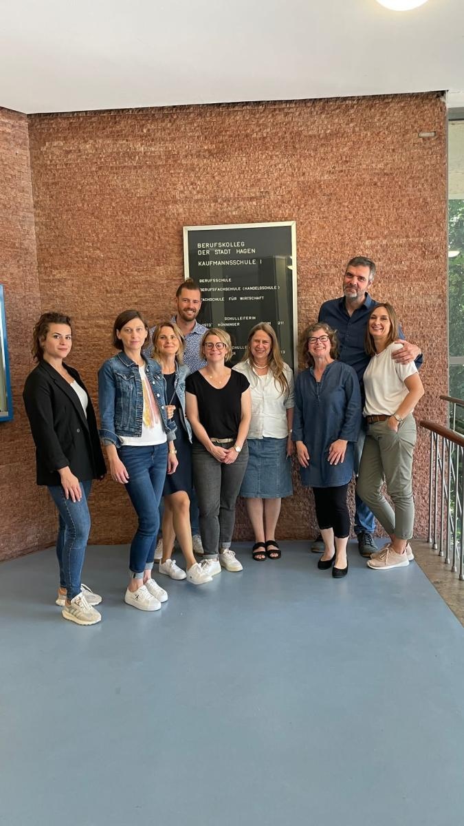 Zdjęcie w galerii na portalu naszraciborz.pl: Nauczyciele Ekonomika z wizytą w niemieckiej szkole Kaufmannschule 1 w Hagen. wiadomości z regionu