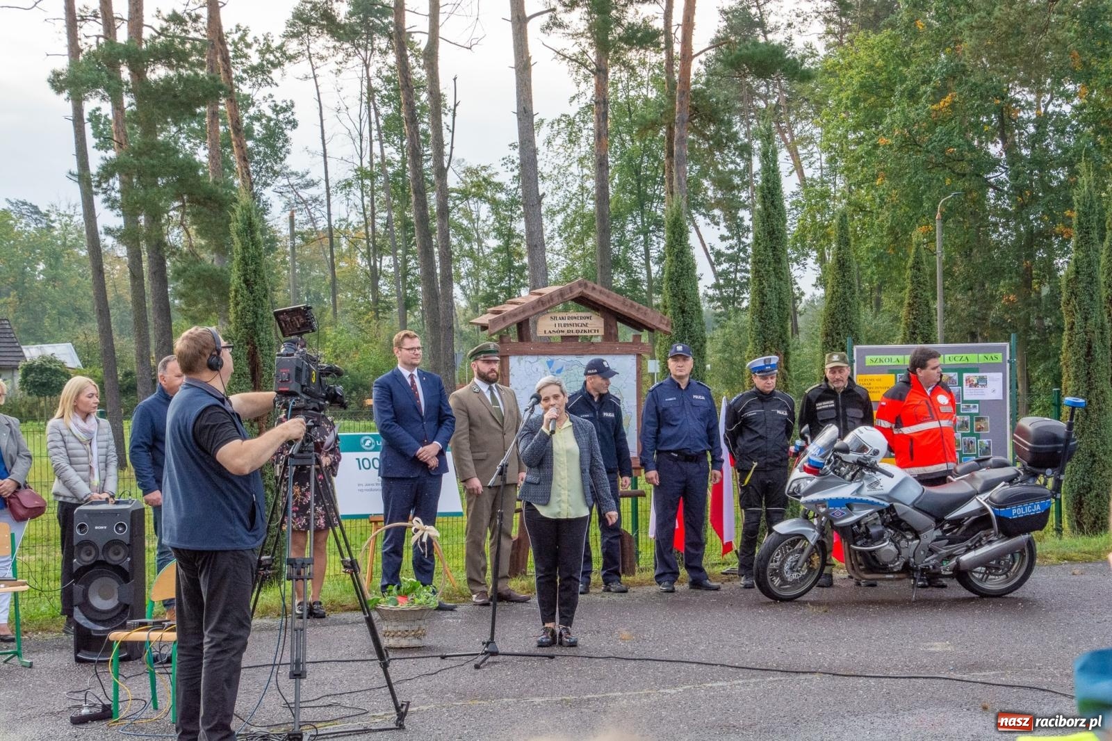 Zdjęcie w galerii na portalu naszraciborz.pl: W Kuźni Raciborskiej powstało miasteczko ruchu drogowego wiadomości z regionu